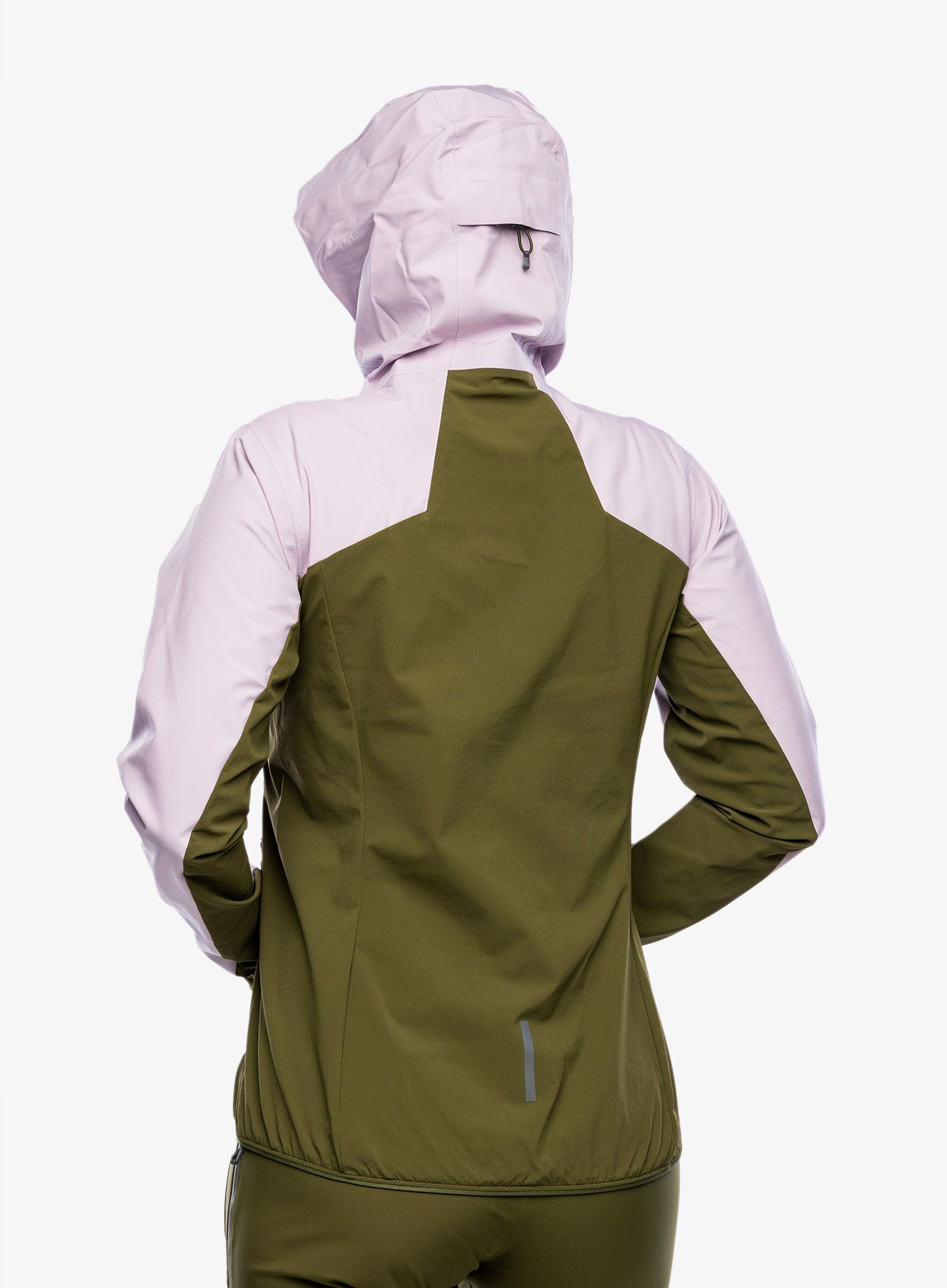 Ženska jakna SCOTT Explorair Hybrid LT Jacket - cloud pink/fir green