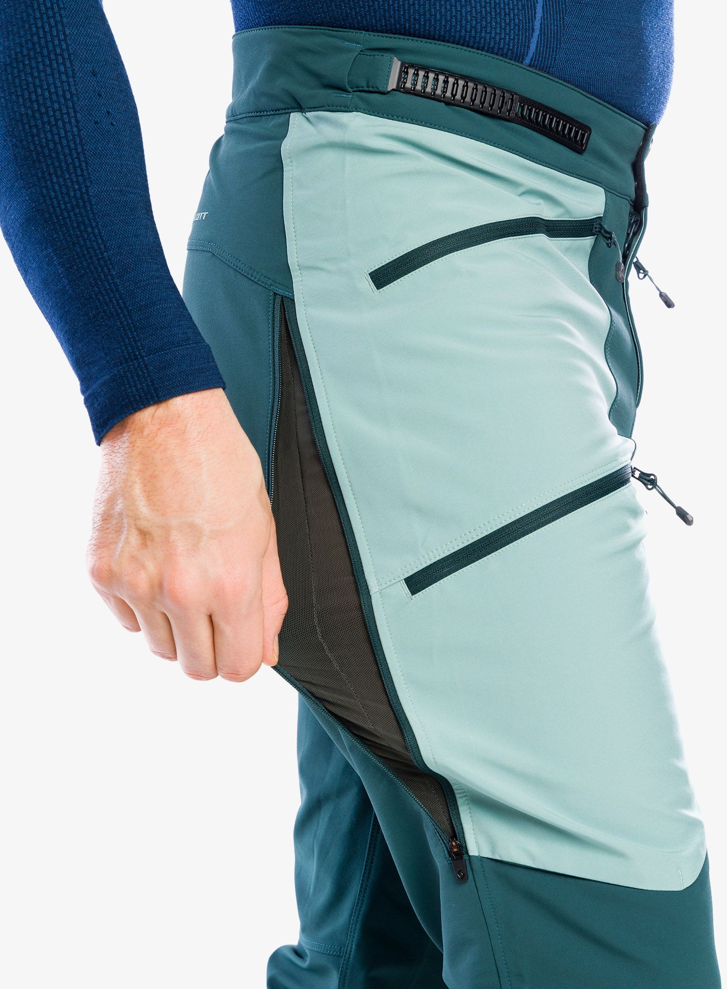 Softshell hlače SCOTT Explorair Softshell Pro Pants - aruba green/northern mint grn