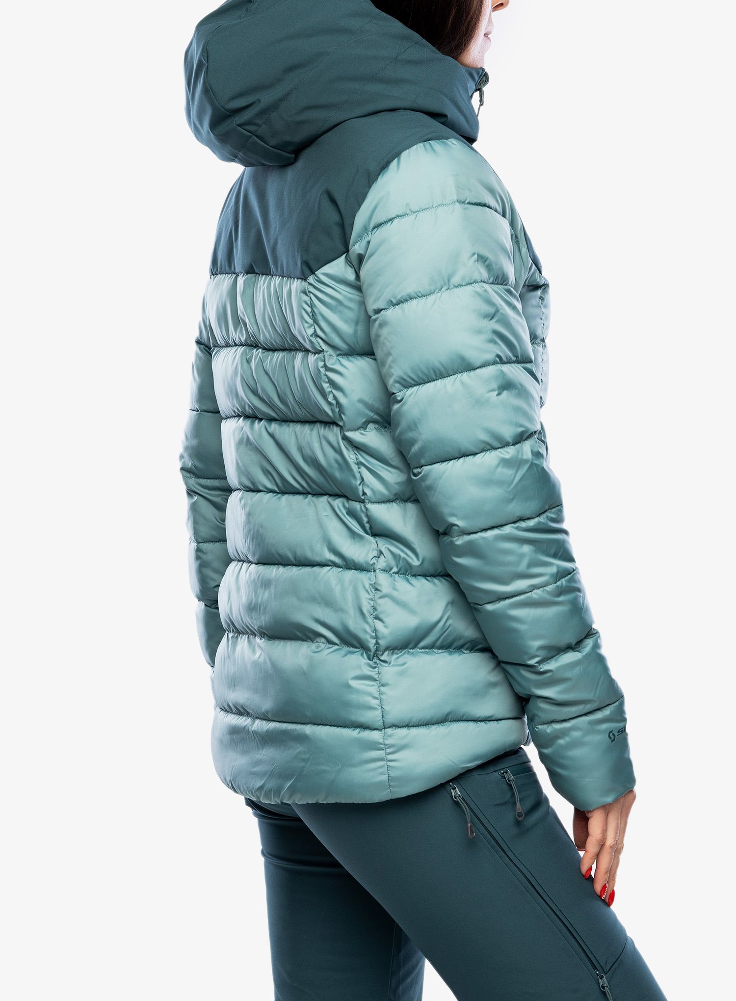 Jakna s postavom ženska SCOTT Insuloft Warm Jacket - aruba green/northern mint