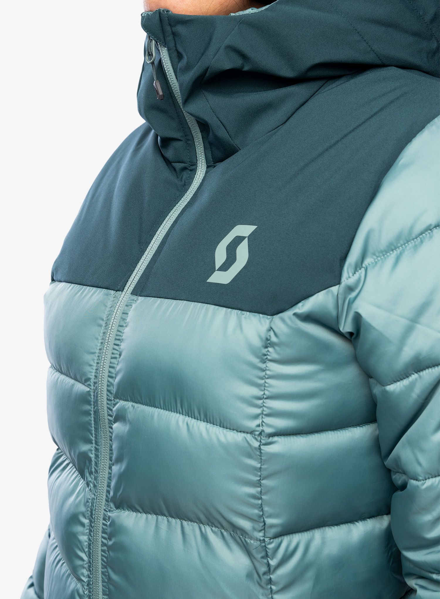 Jakna s postavom ženska SCOTT Insuloft Warm Jacket - aruba green/northern mint