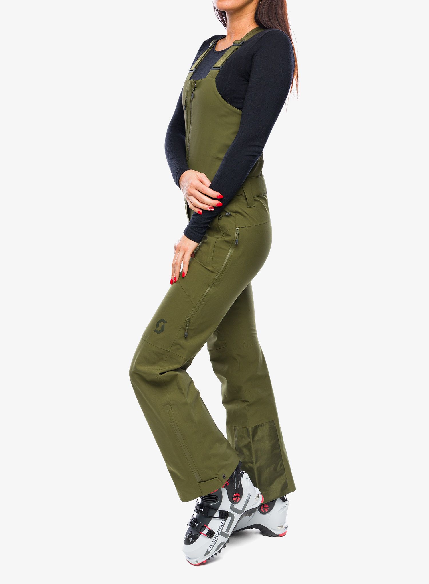 Ženske skijaške hlače SCOTT Pants W's Vertic 3L - fir green