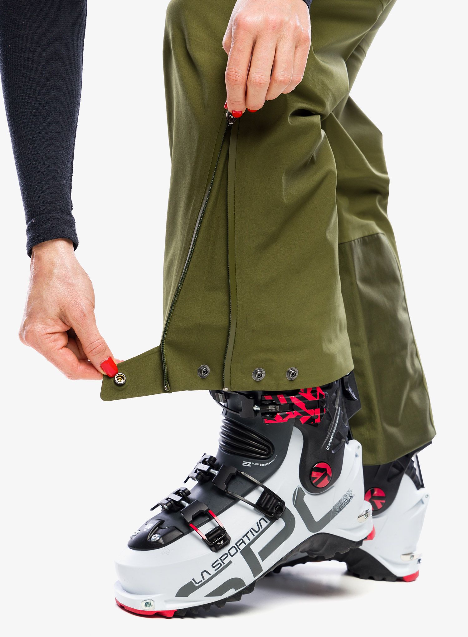 Ženske skijaške hlače SCOTT Pants W's Vertic 3L - fir green