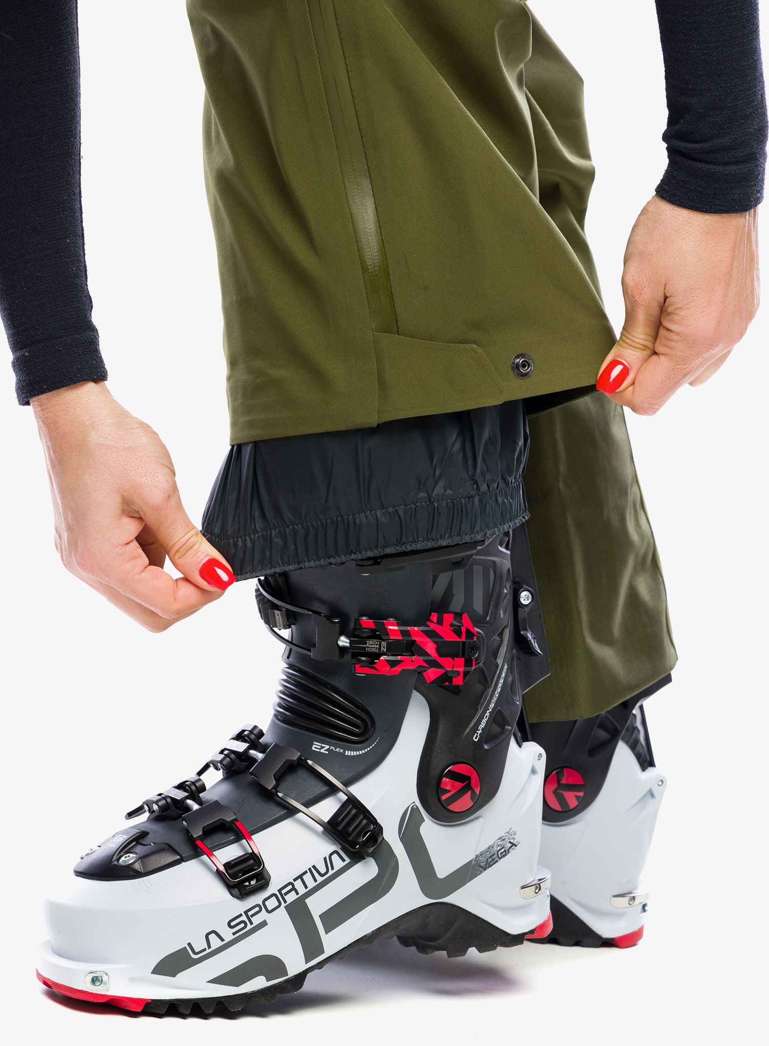 Ženske skijaške hlače SCOTT Pants W's Vertic 3L - fir green