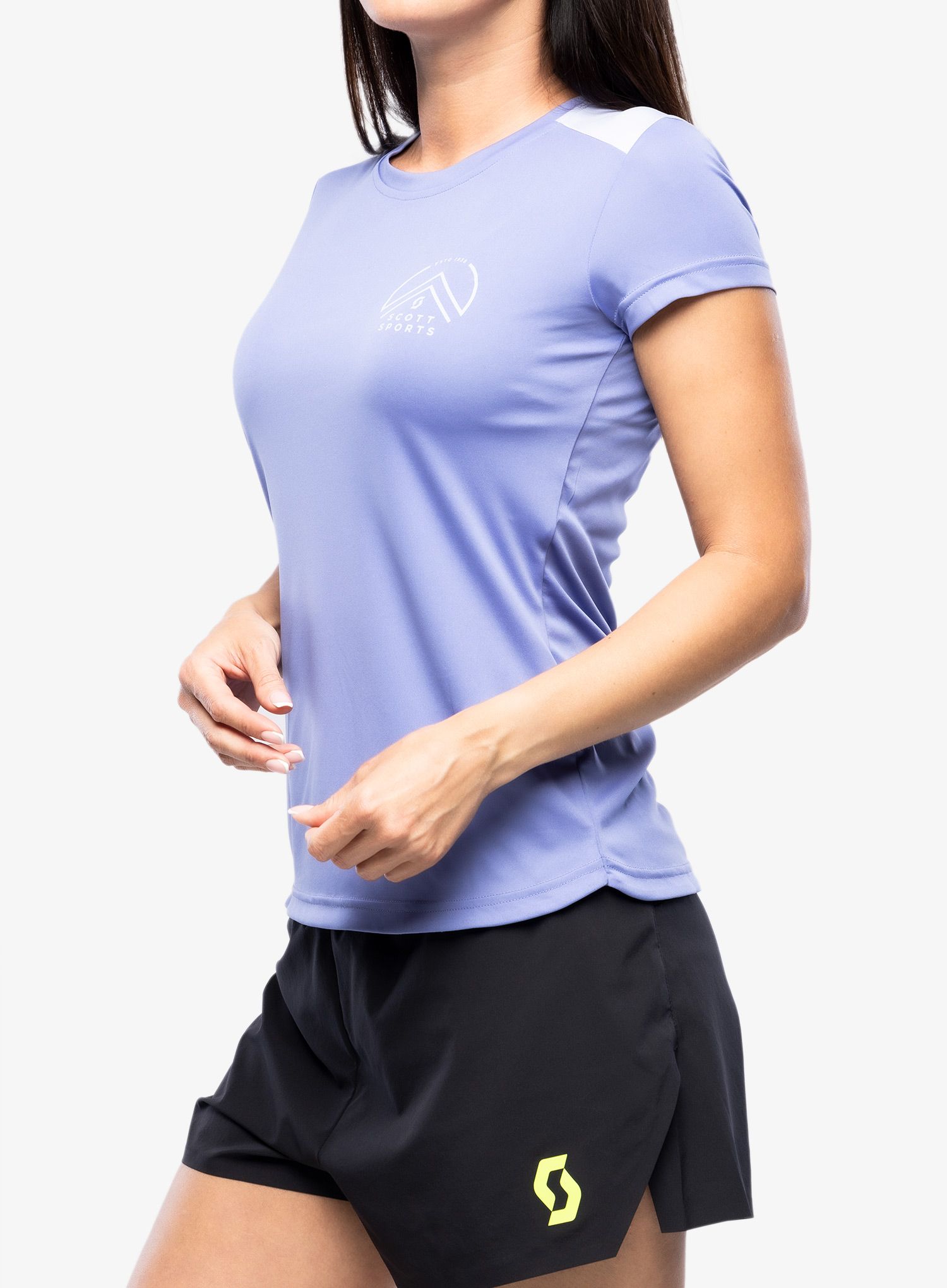 Ženska majica za trčanje SCOTT Endurance Tech S/S - dream blue/blue
