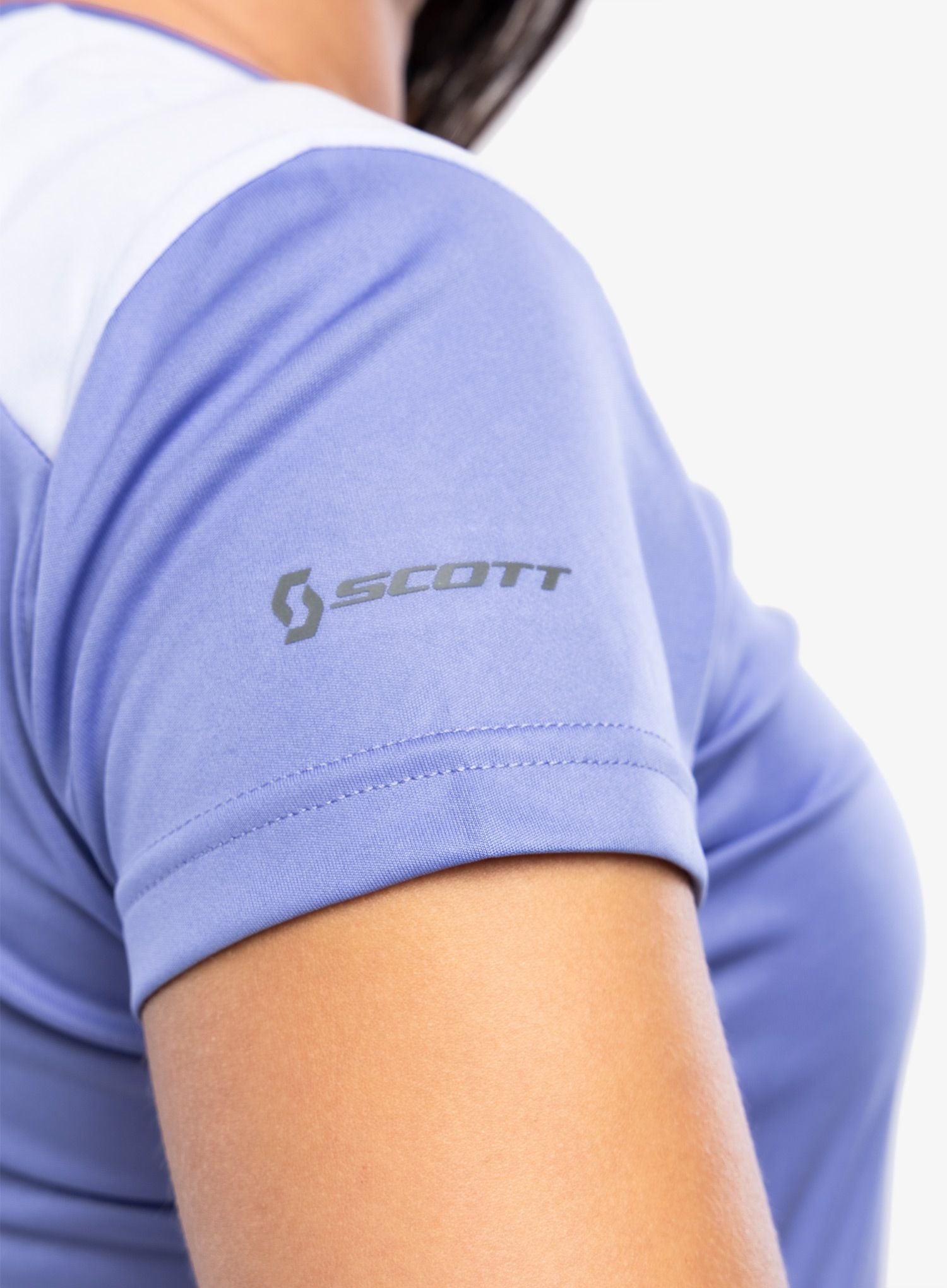 Ženska majica za trčanje SCOTT Endurance Tech S/S - dream blue/blue