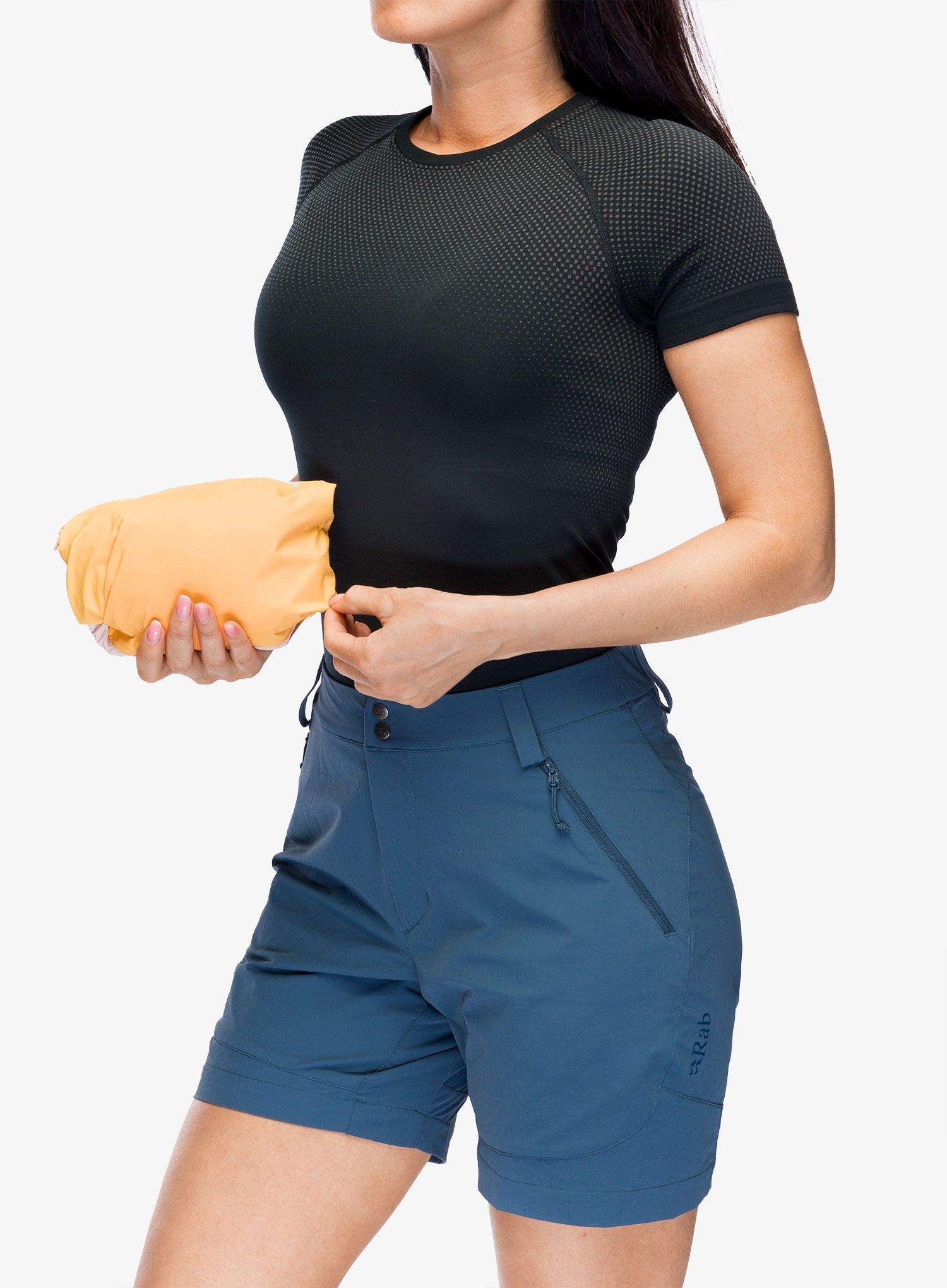 Ženska kišna jakna SCOTT Explorair Light Dryo 2.5L - melon orange