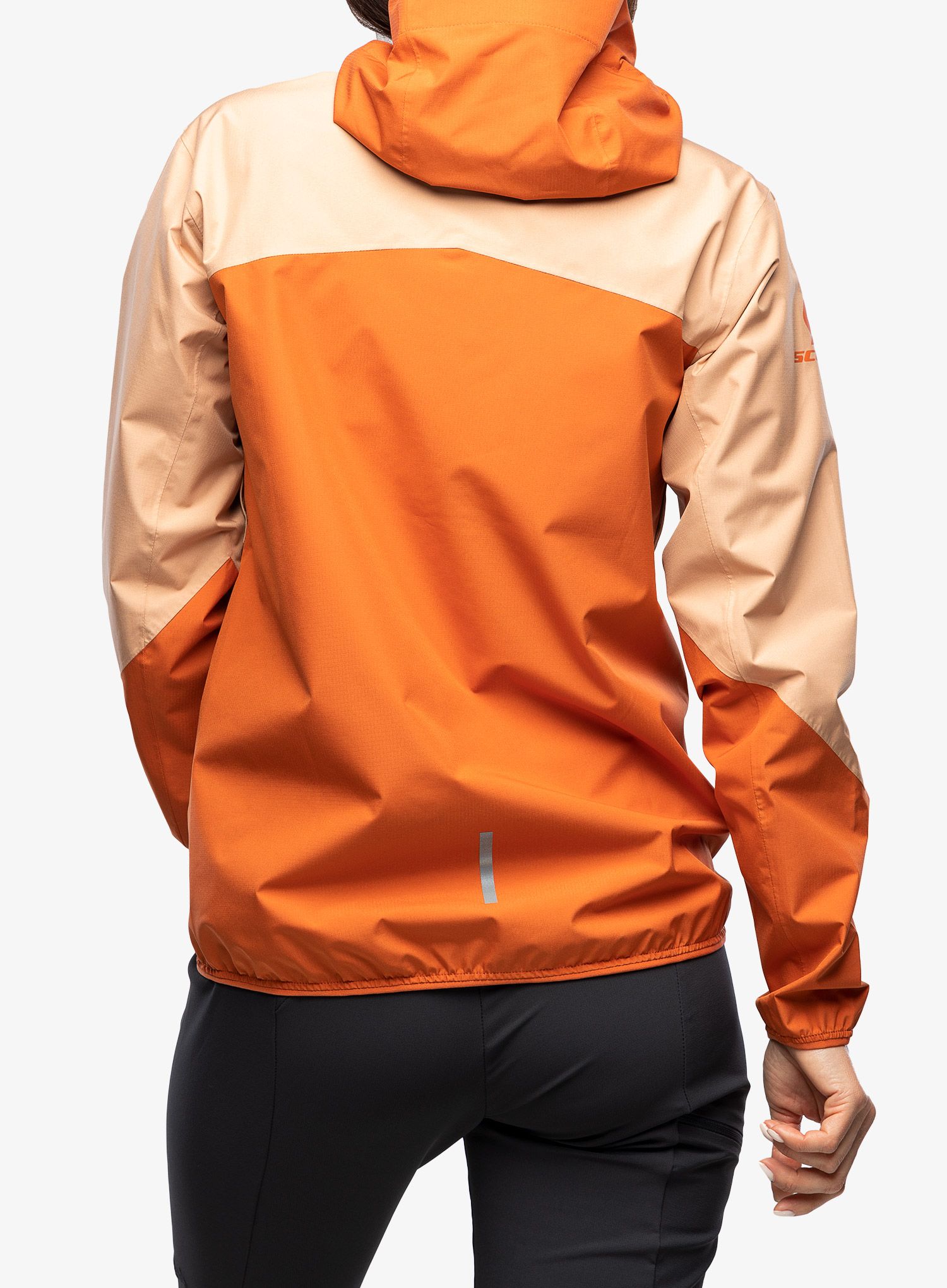 Ženska kišna jakna SCOTT Explorair Light Dryo 2.5L - orange/rose