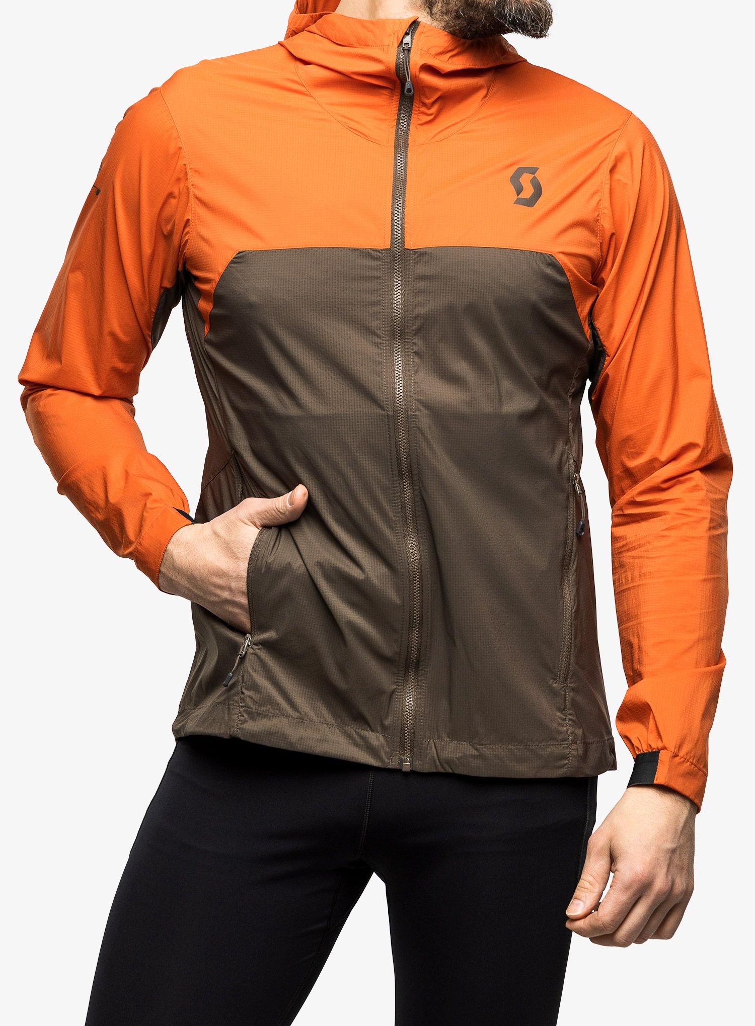Vjetrovka SCOTT Explorair Light WB - braze orange/shadow brown