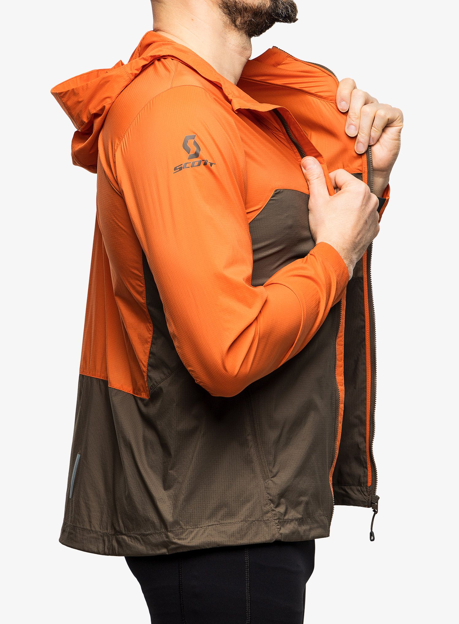 Vjetrovka SCOTT Explorair Light WB - braze orange/shadow brown
