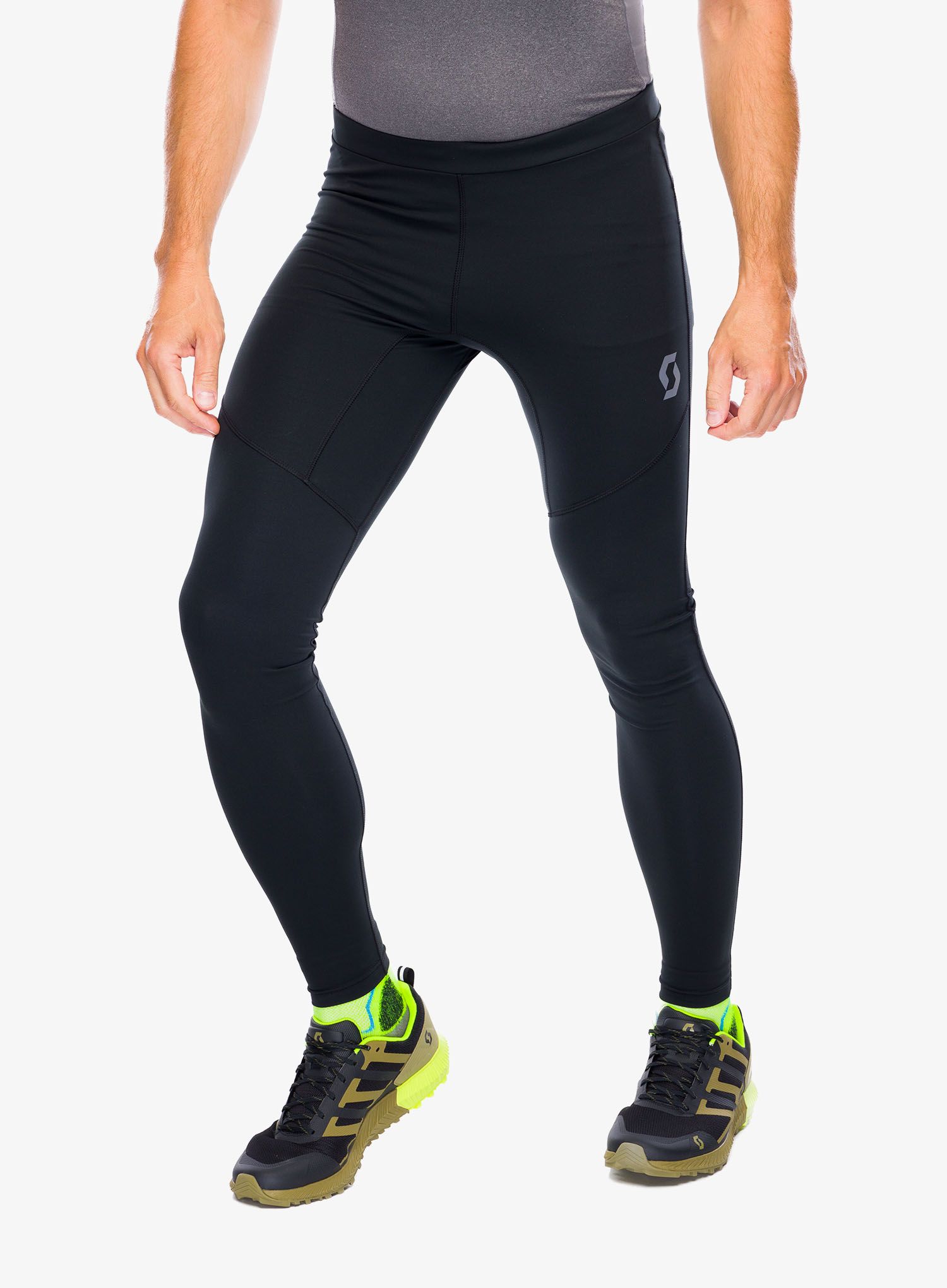 Tajice za trčanje SCOTT Full Tights Endurance - black/black