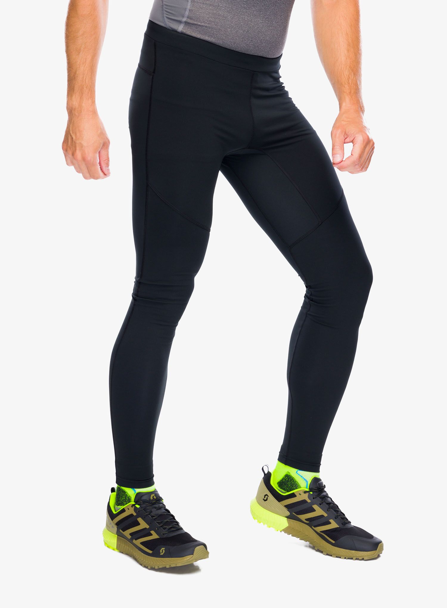 Tajice za trčanje SCOTT Full Tights Endurance - black/black