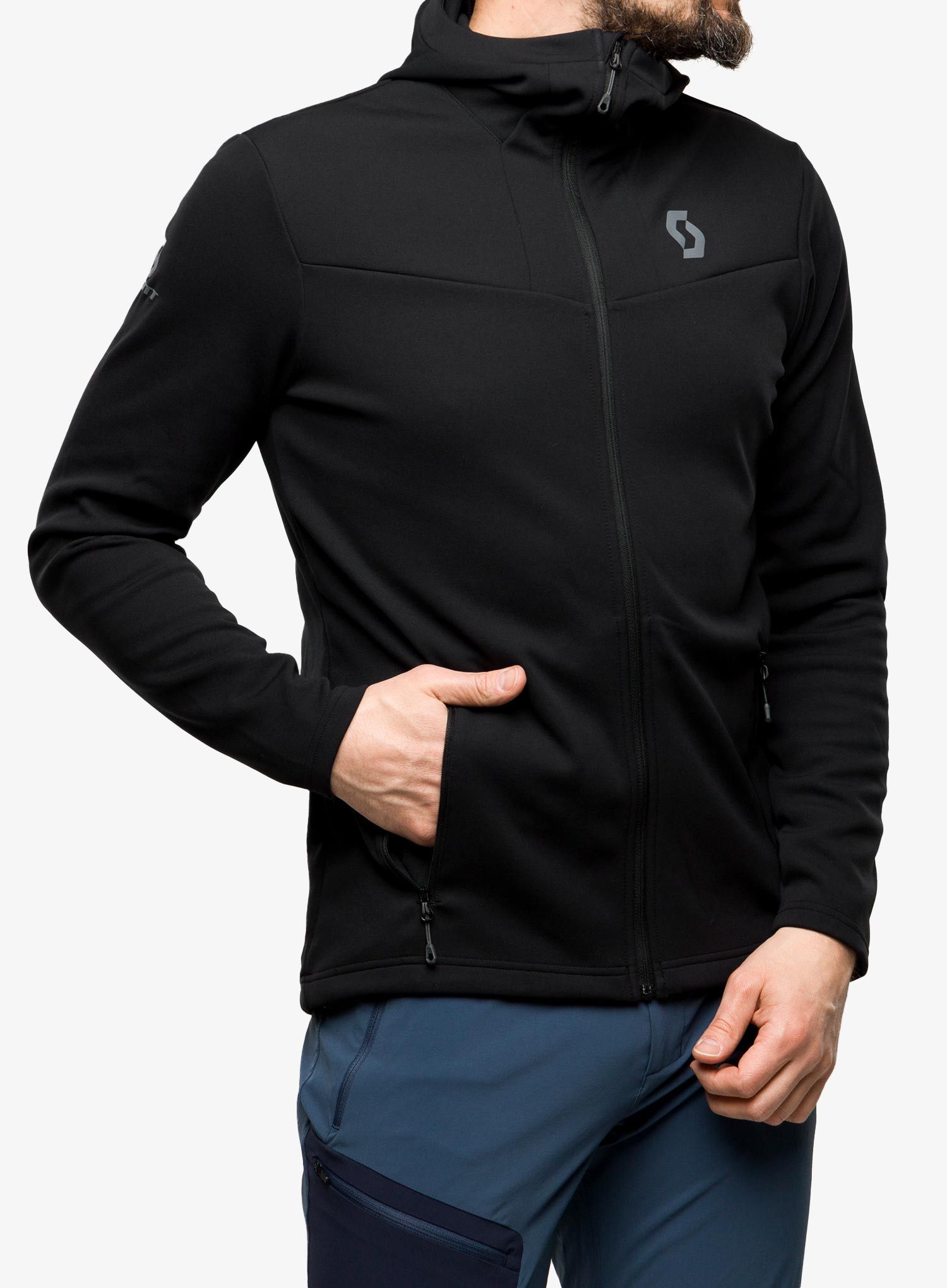Trekking dukserica SCOTT Hoody Defined Mid - black