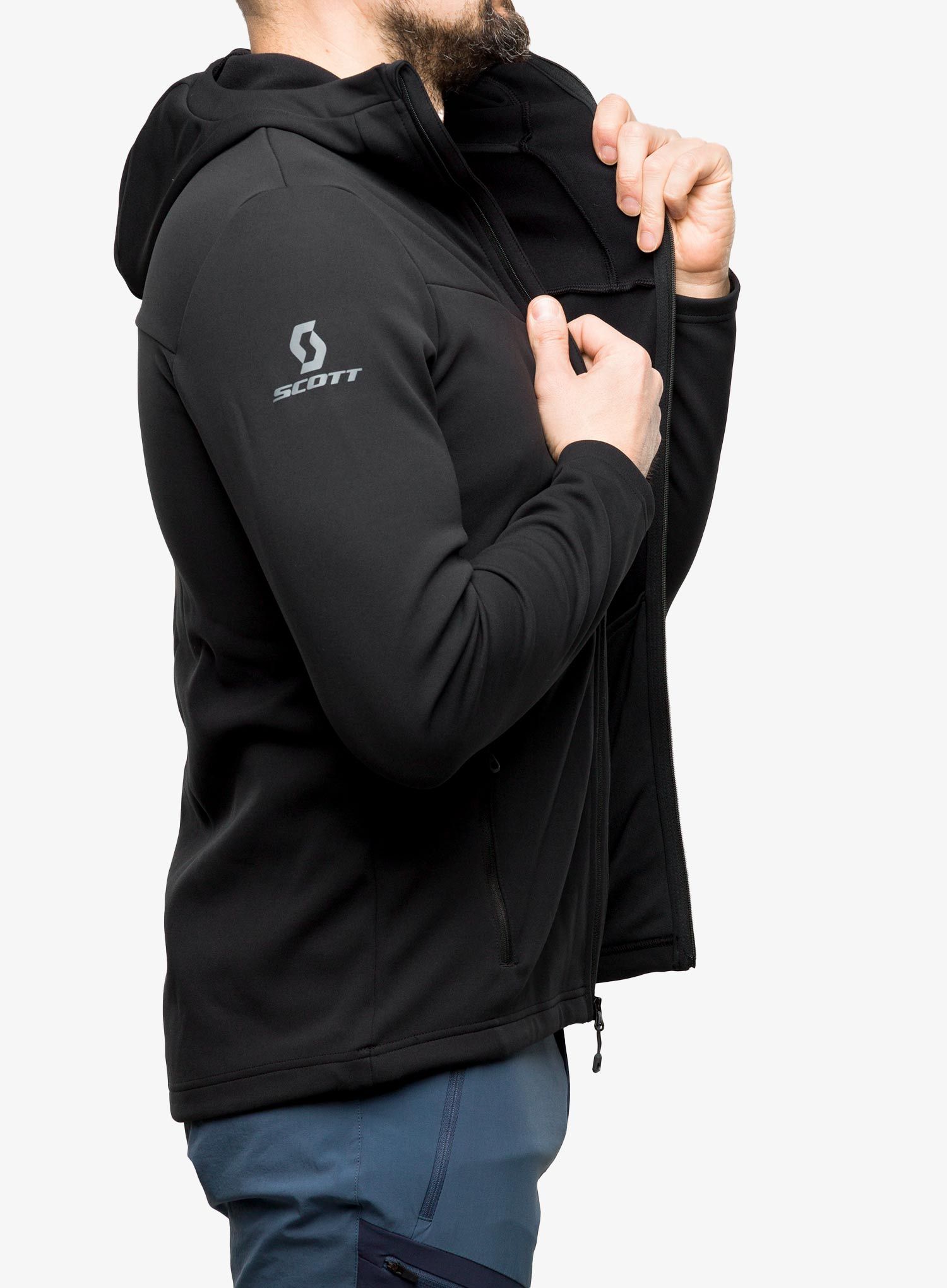 Trekking dukserica SCOTT Hoody Defined Mid - black