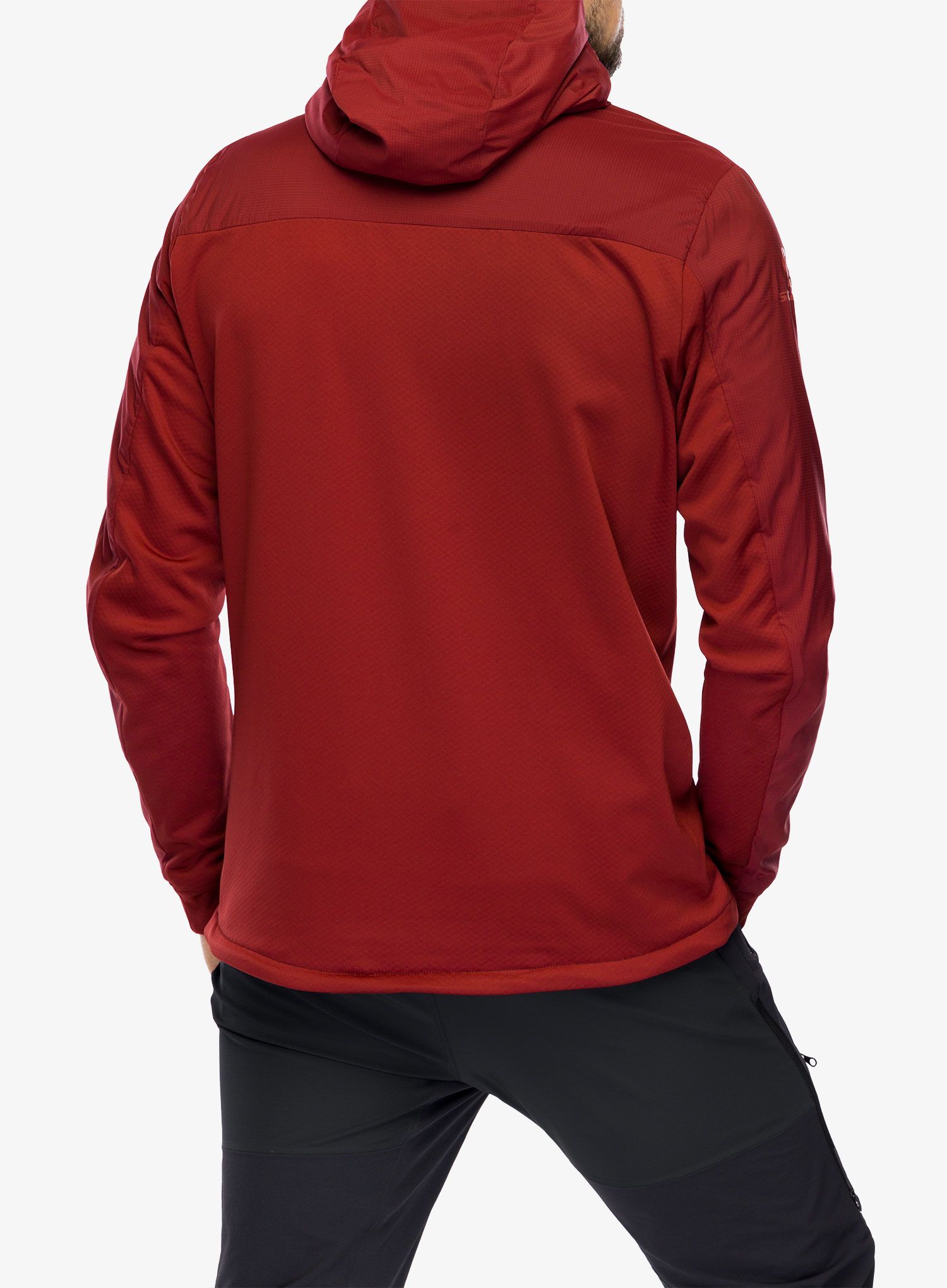 Jakna za turno skijanje SCOTT Hoody Explorair Alpha - wood red
