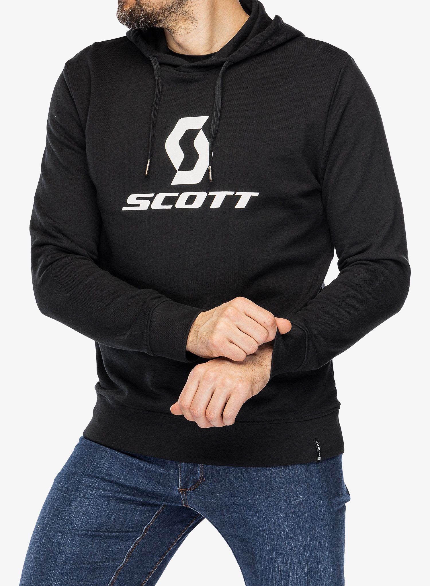 Majica s kapuljačom SCOTT Hoody Icon LS - black