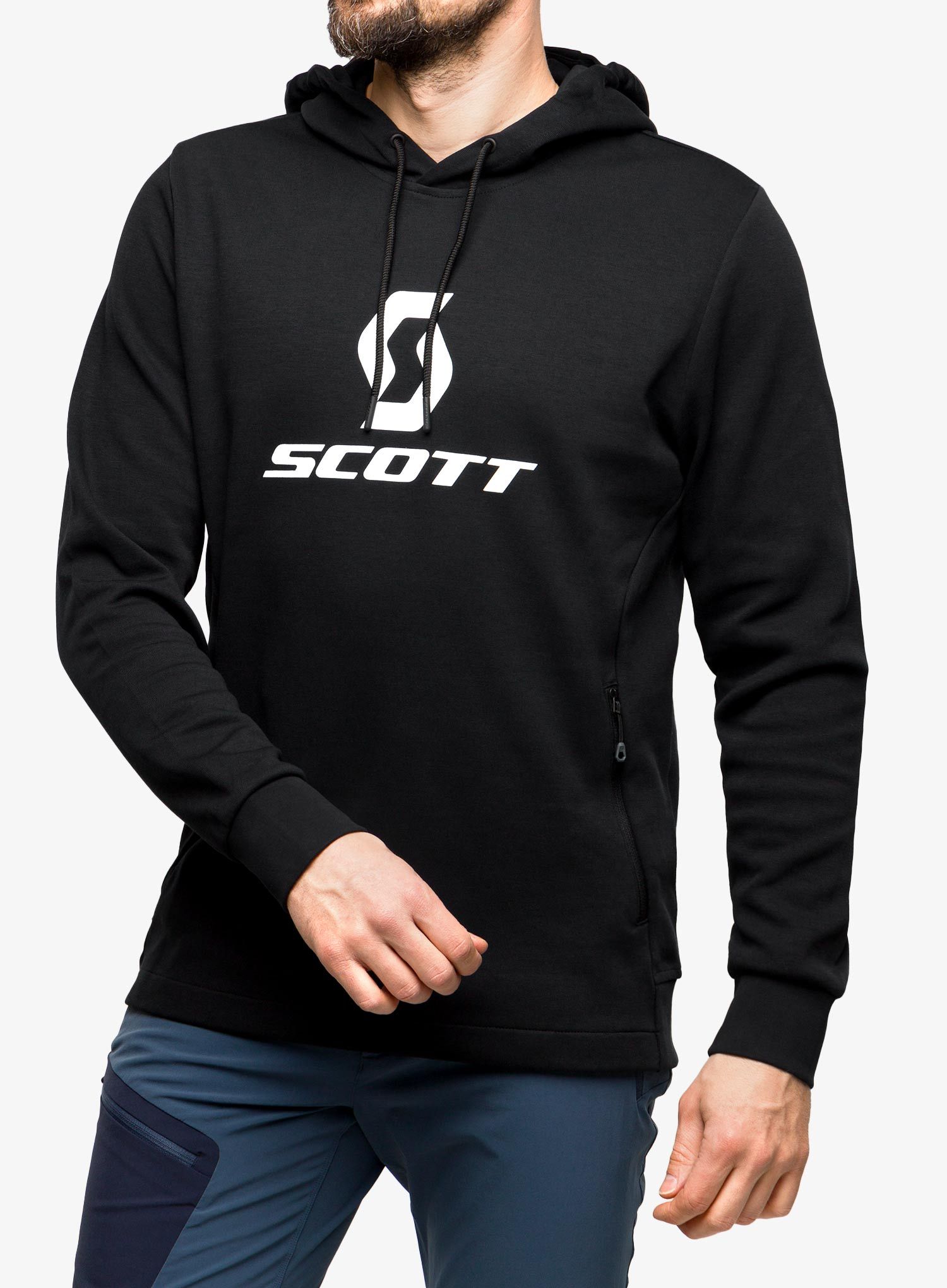 Majica s kapuljačom SCOTT Hoody Tech - black