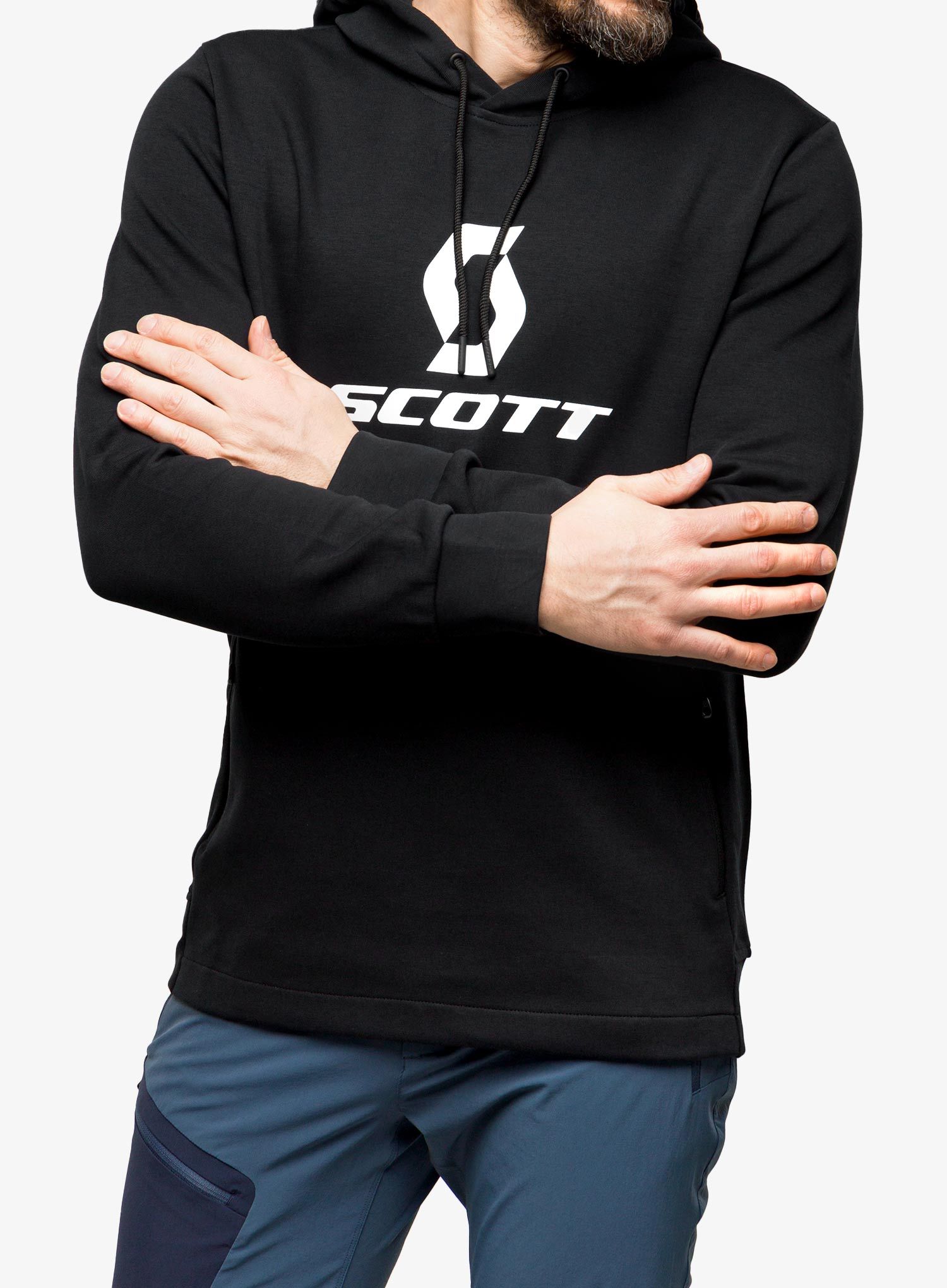 Majica s kapuljačom SCOTT Hoody Tech - black