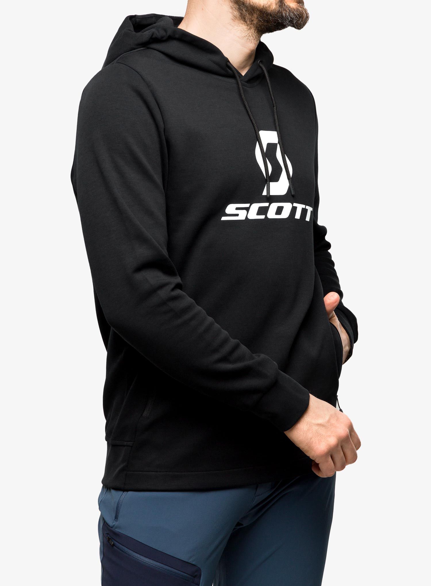 Majica s kapuljačom SCOTT Hoody Tech - black