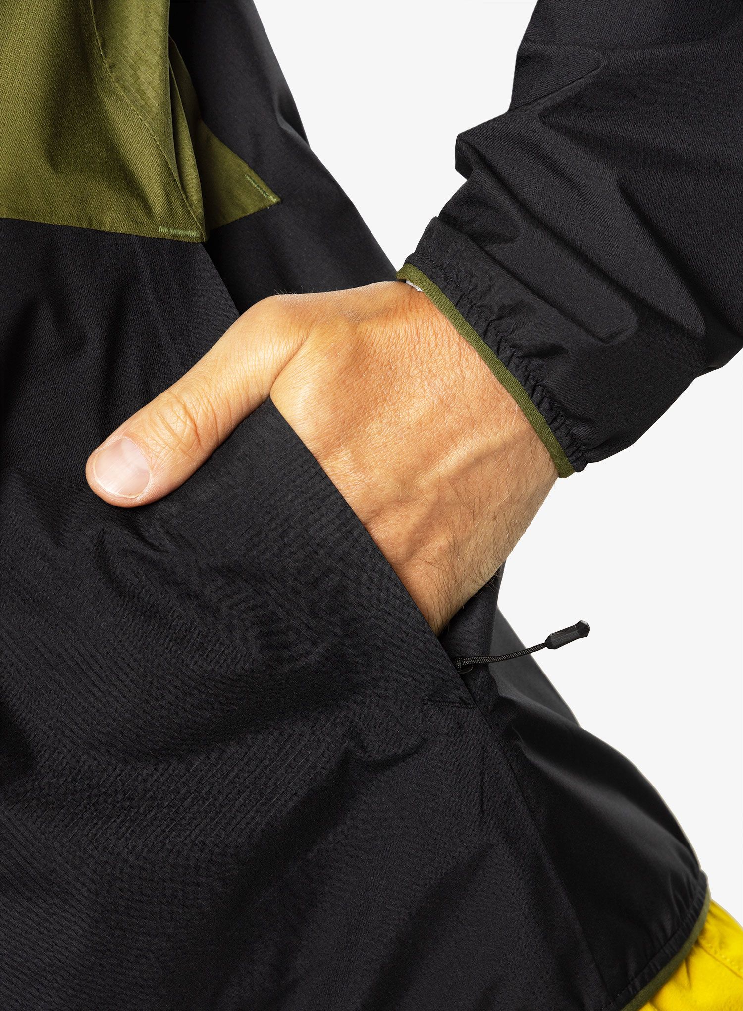 Kišna jakna SCOTT Jacket Explorair Light 2.5L - black/fir green