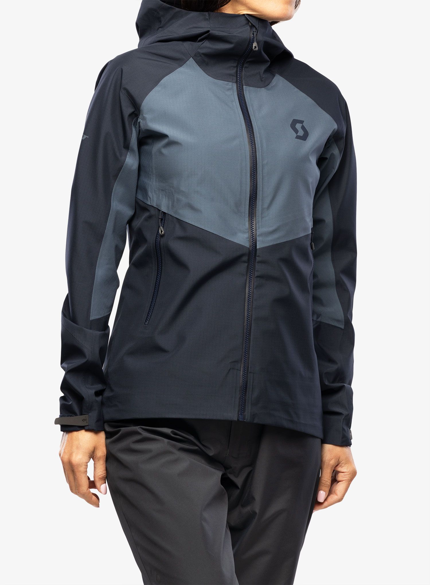 Ženska jakna za planine SCOTT Jacket Explorair Light Dryo 3L - dark blue/metal blue