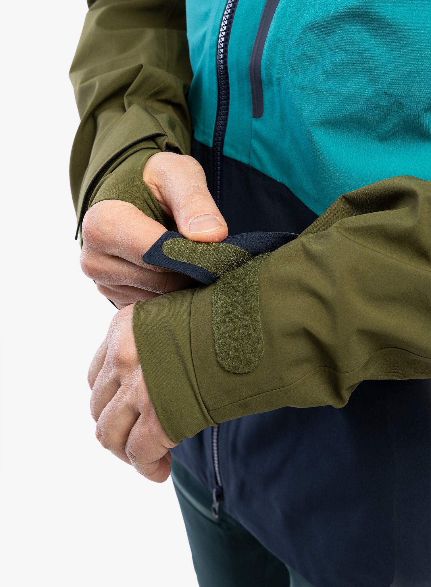 Jakna SCOTT Jacket Vertic 3L - fir green/winter green