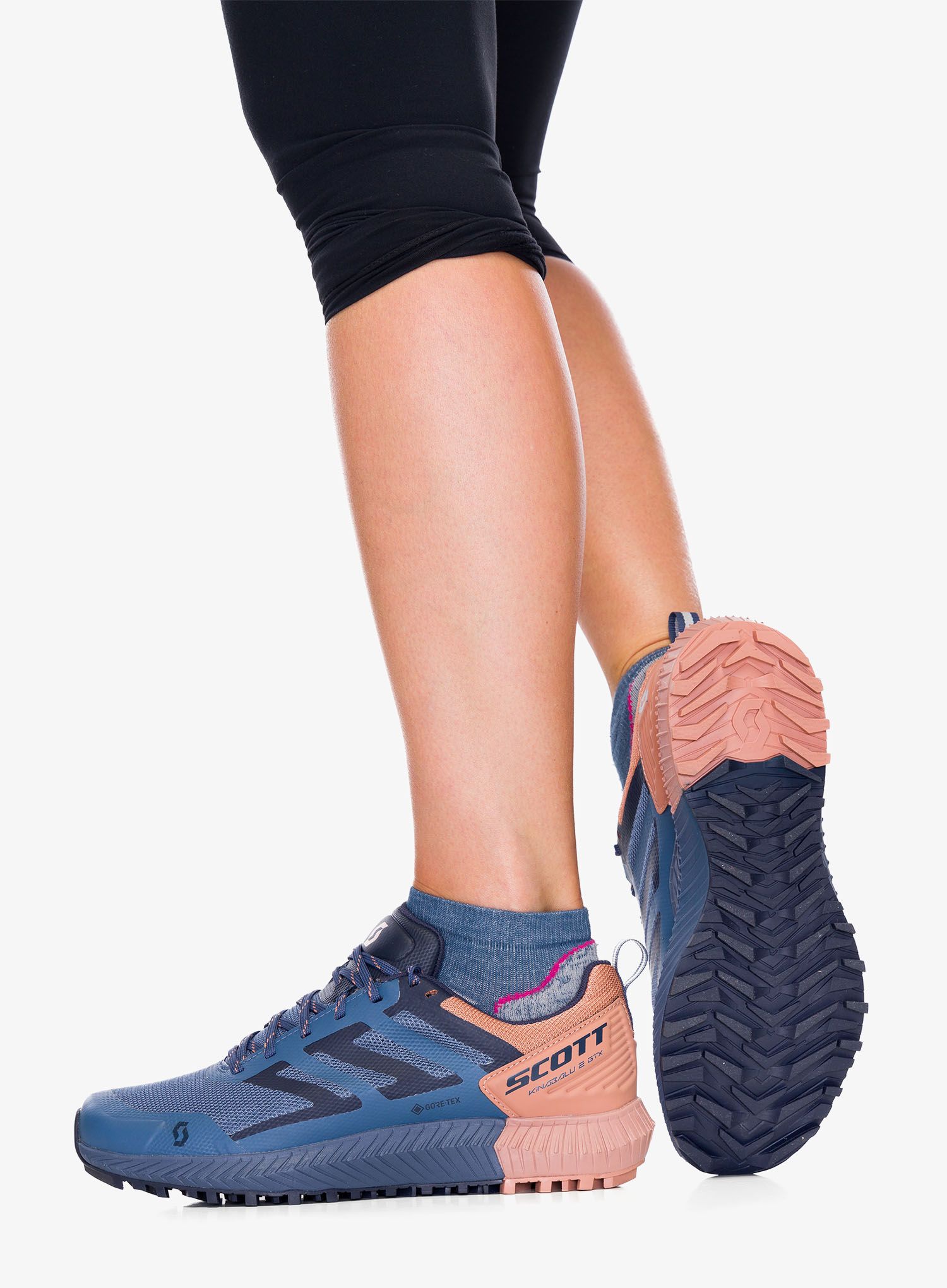 Ženske trail tenisice SCOTT Kinabalu 2 GTX - metal blue/rose beige