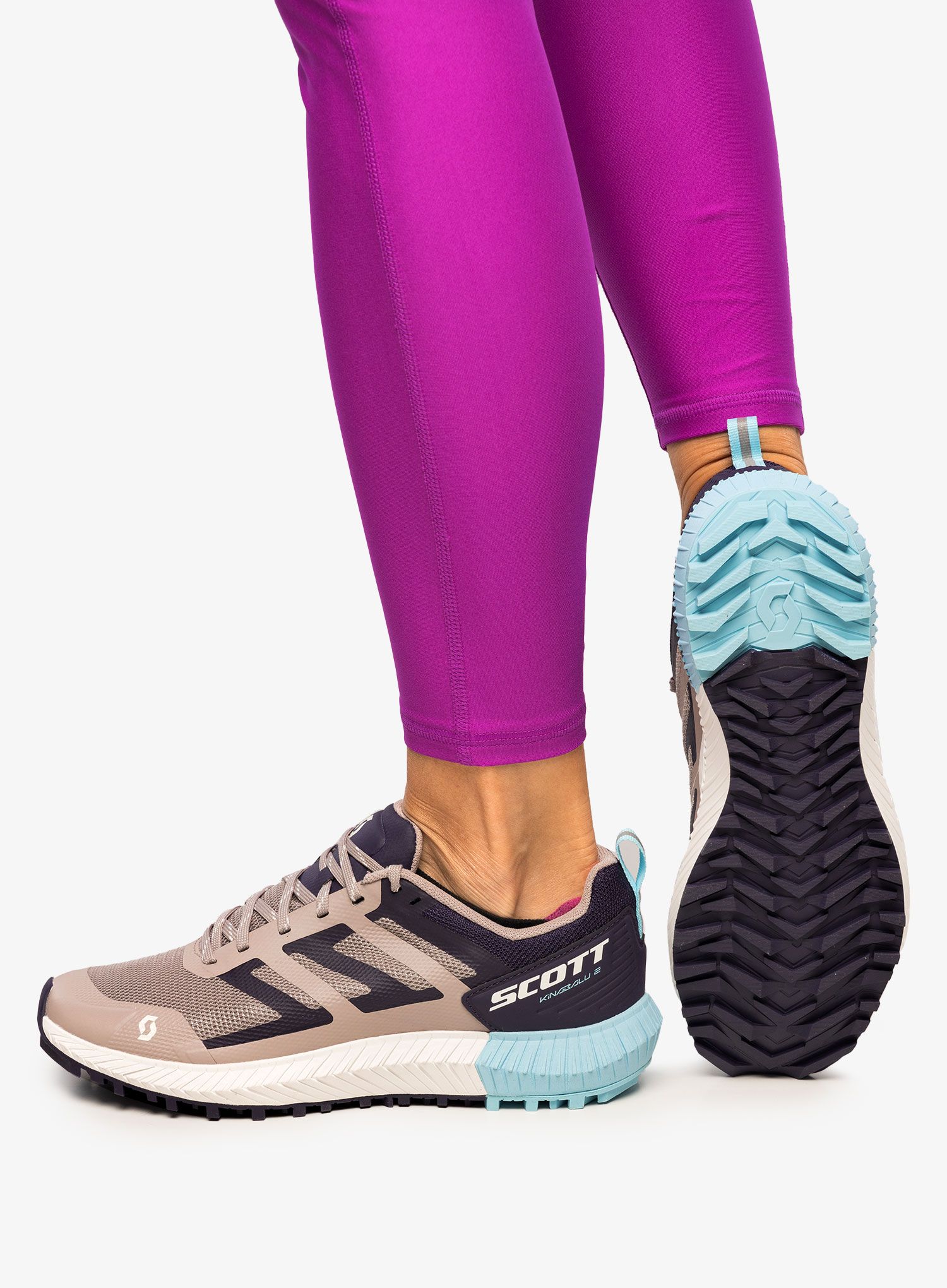 Ženske trail tenisice SCOTT Kinabalu 2 - blush pink/dark purple