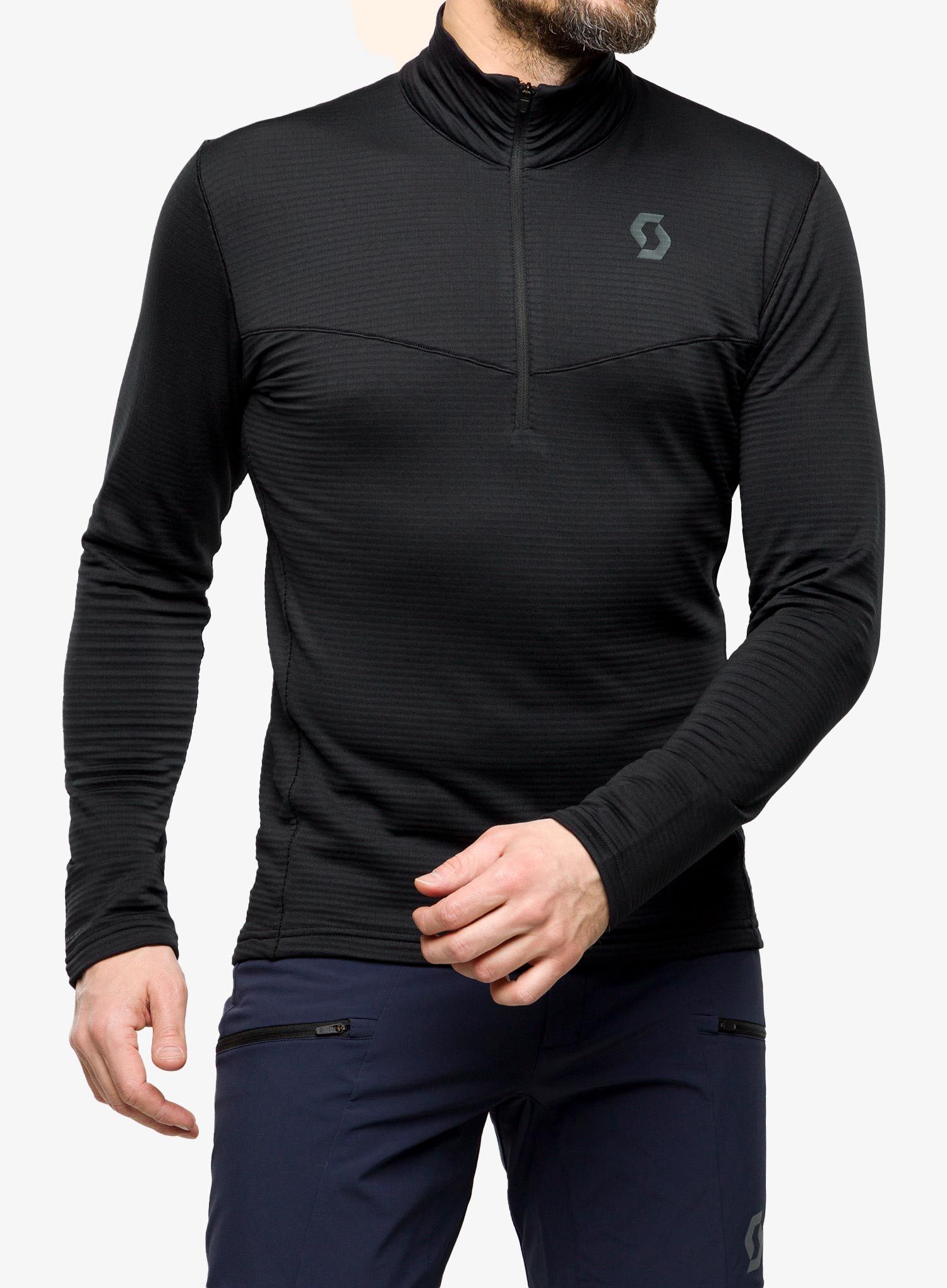 Dukserica SCOTT Pullover Defined Light - black