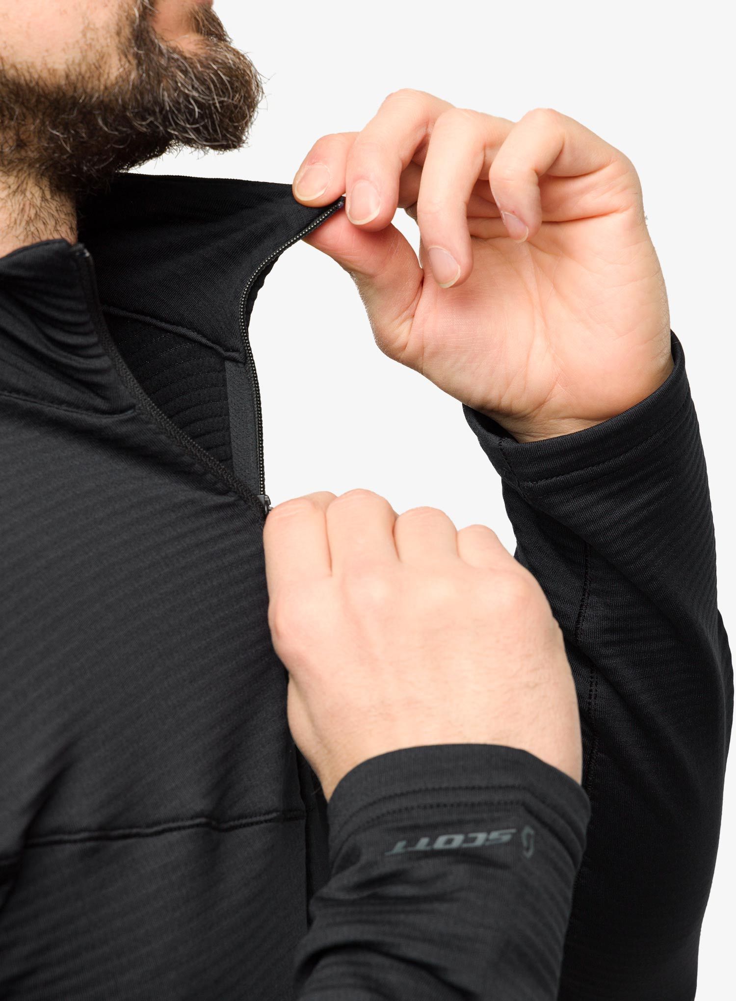 Dukserica SCOTT Pullover Defined Light - black
