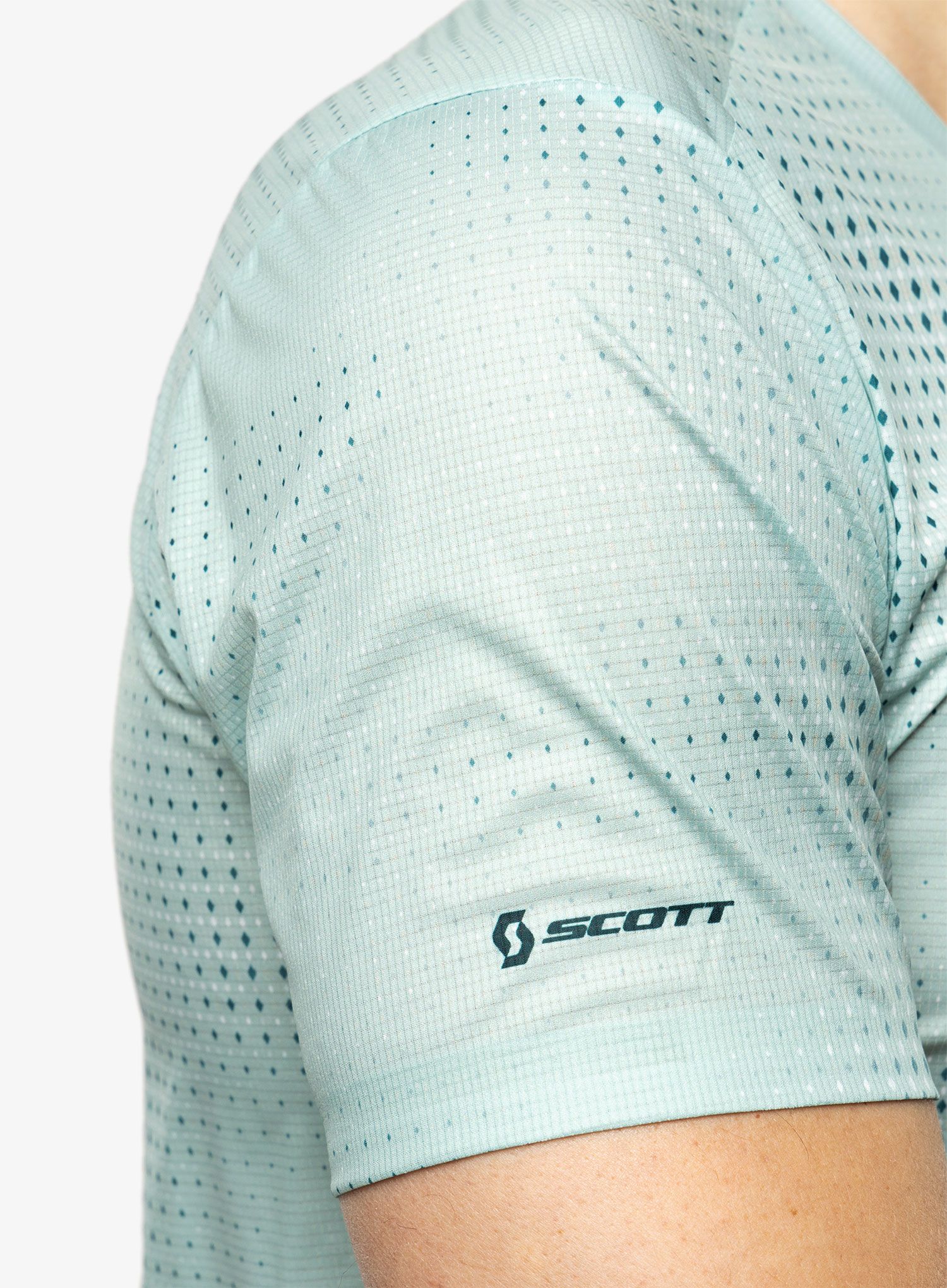 Majica za trčanje SCOTT RC Run S/S - mineral green/aruba green
