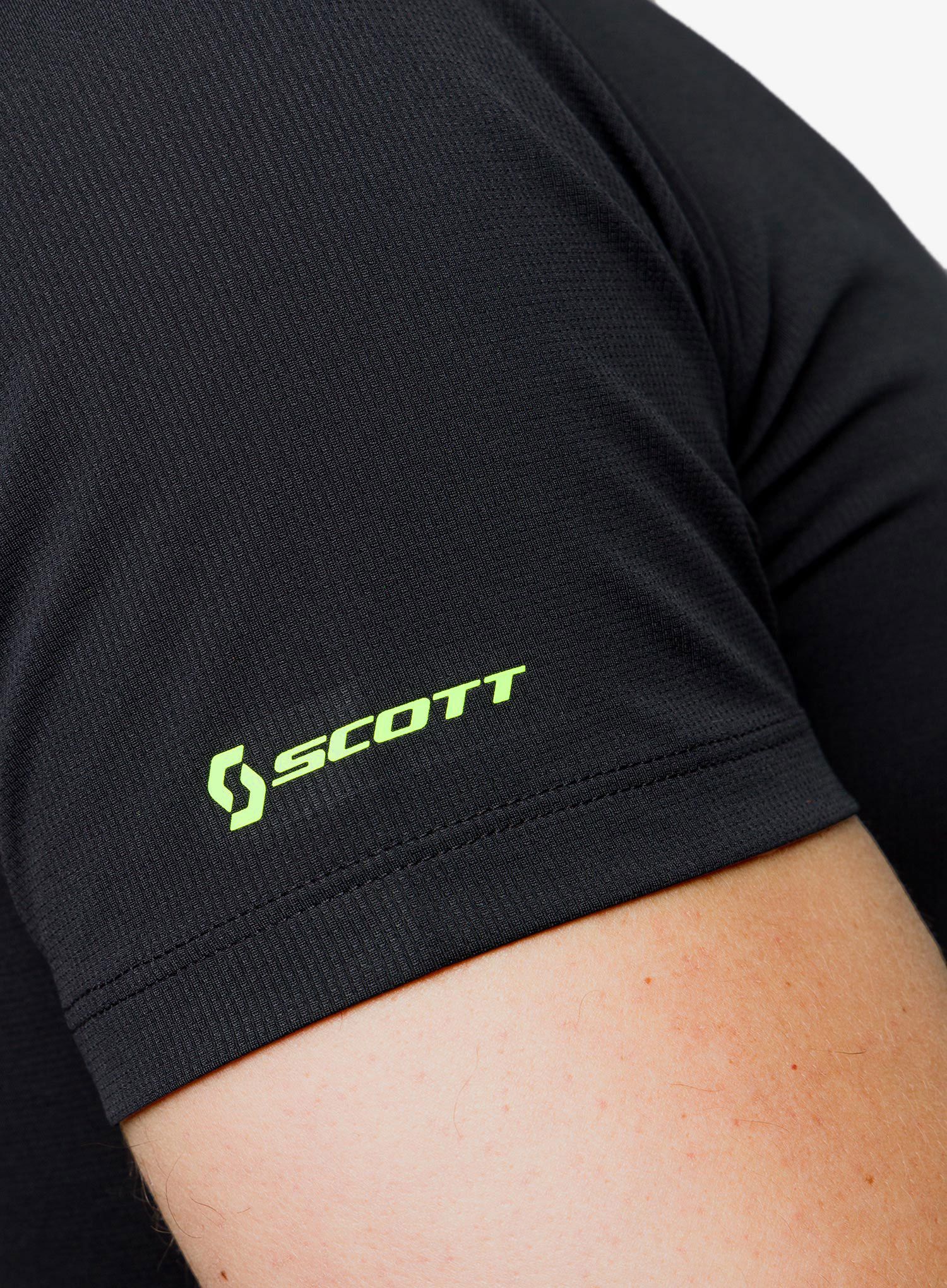 Majica za trčanje SCOTT RC Run Team S/S - black/yellow