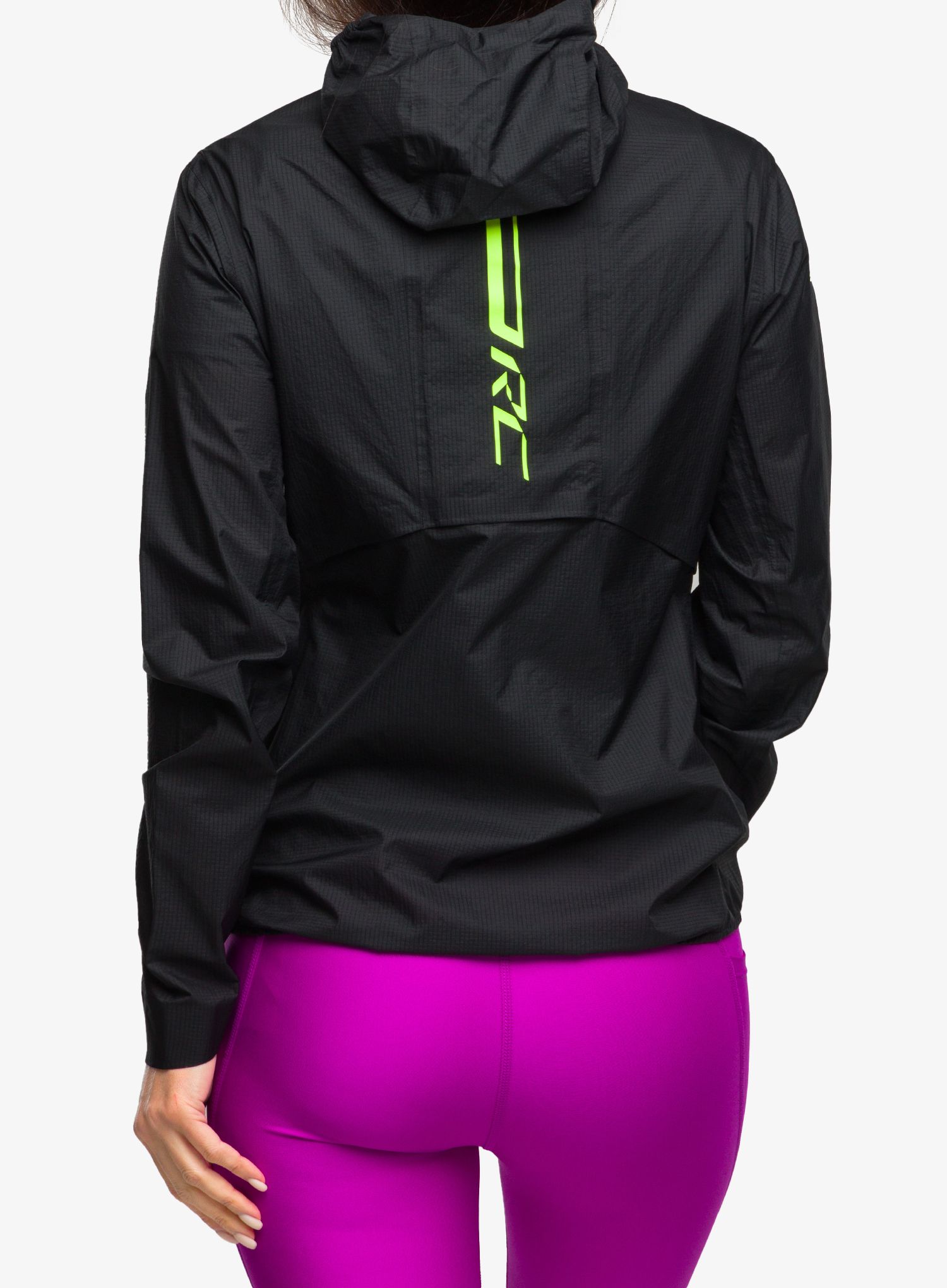 Ženska jakna za trčanje SCOTT RC Run Waterproof - black/yell