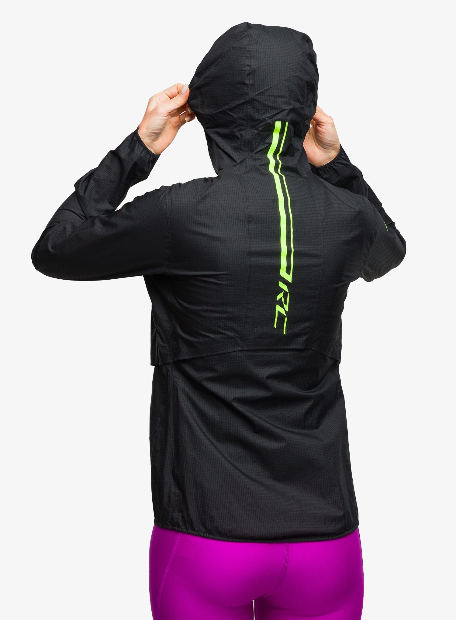 Ženska jakna za trčanje SCOTT RC Run Waterproof - black/yell
