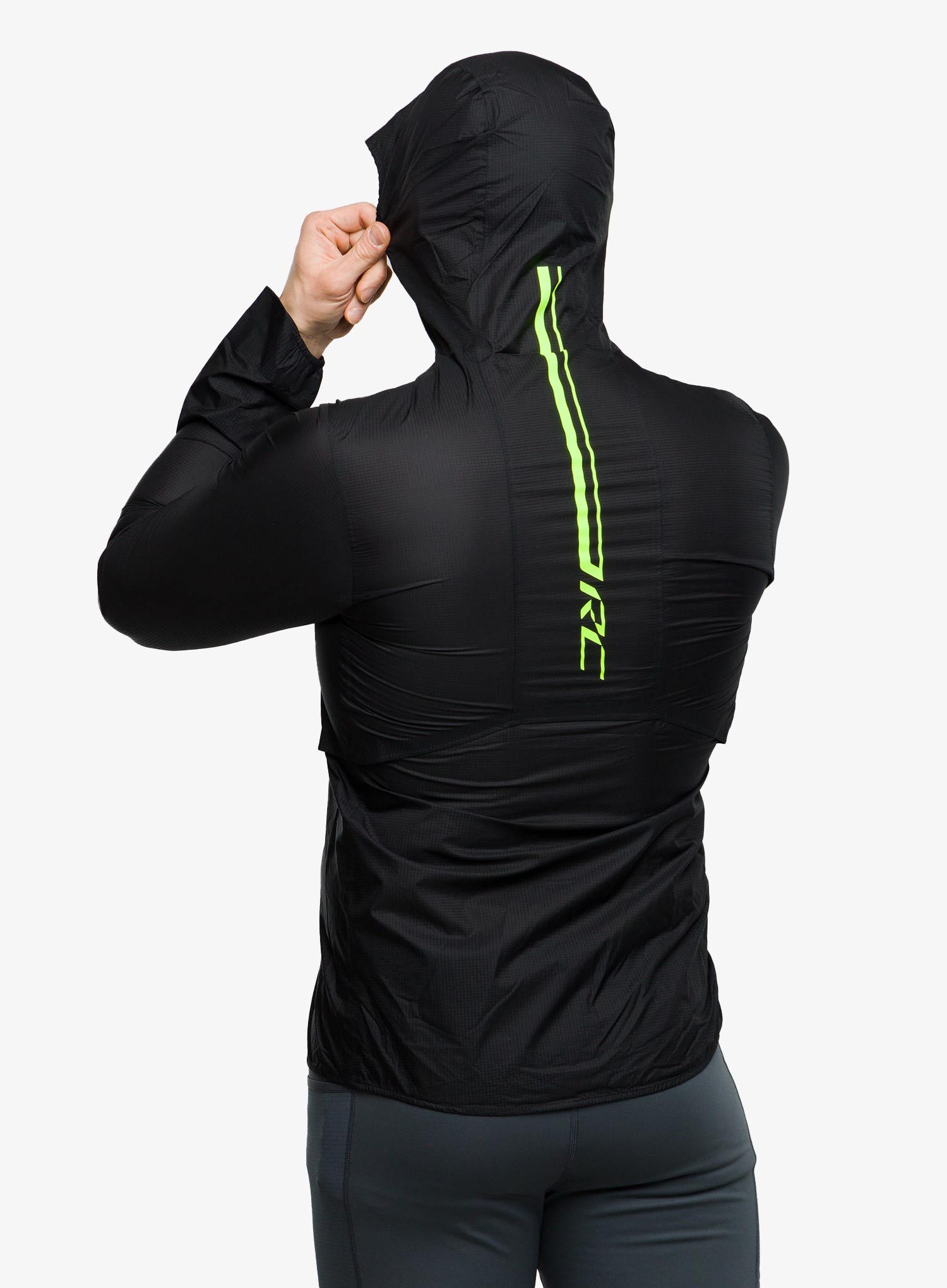 Jakna za trčanje SCOTT RC Run Waterproof - black/yellow