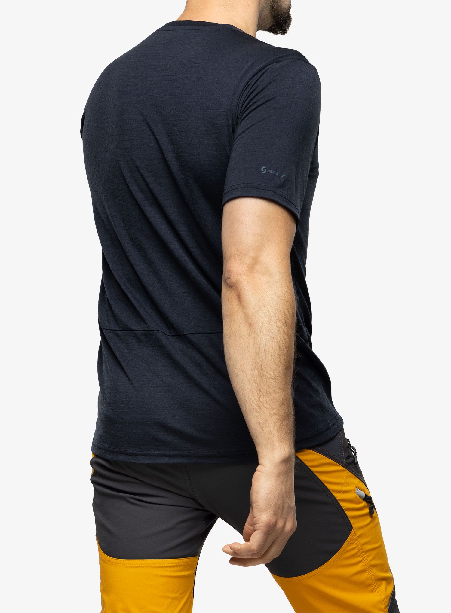 Merino majica SCOTT Shirt Defined Merino Tech S/S - dark blue