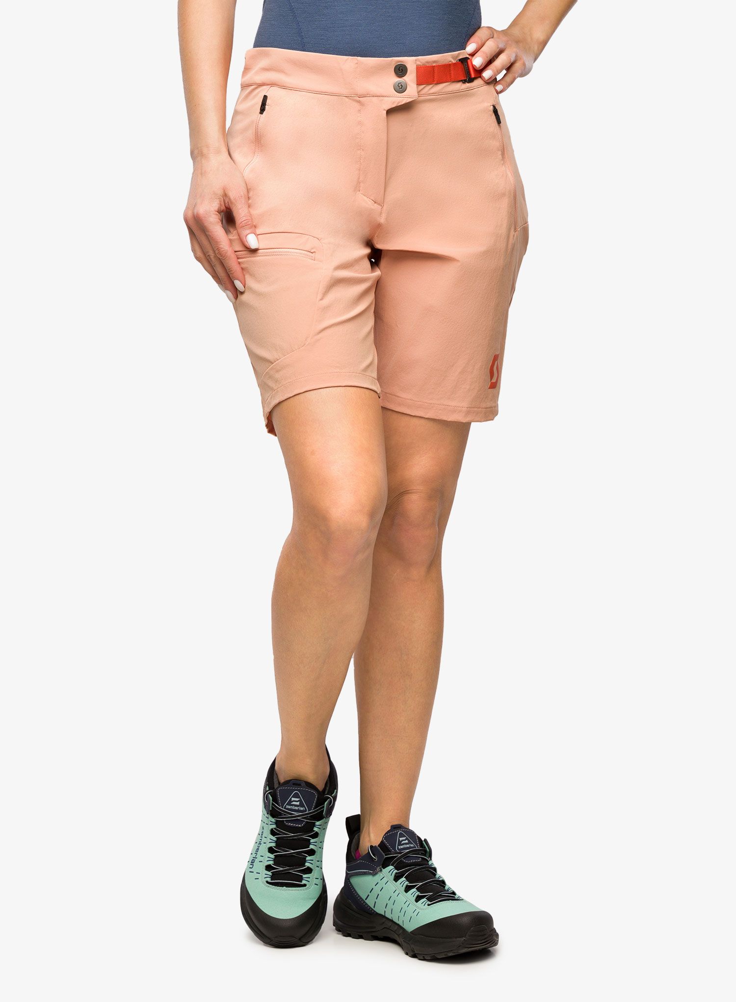 Ženske planinarske kratke hlače SCOTT Short Explorair Light - rose beige