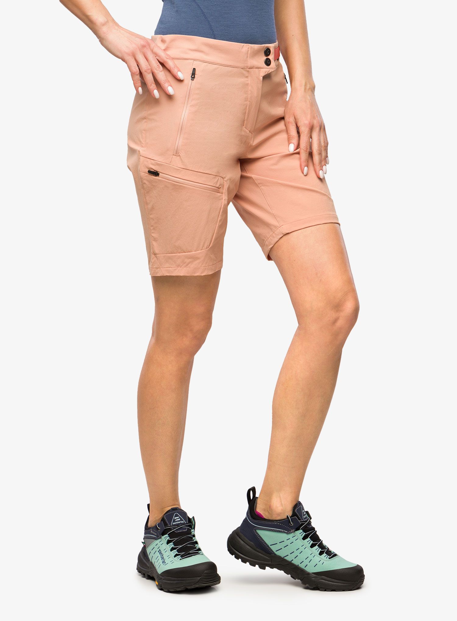 Ženske planinarske kratke hlače SCOTT Short Explorair Light - rose beige