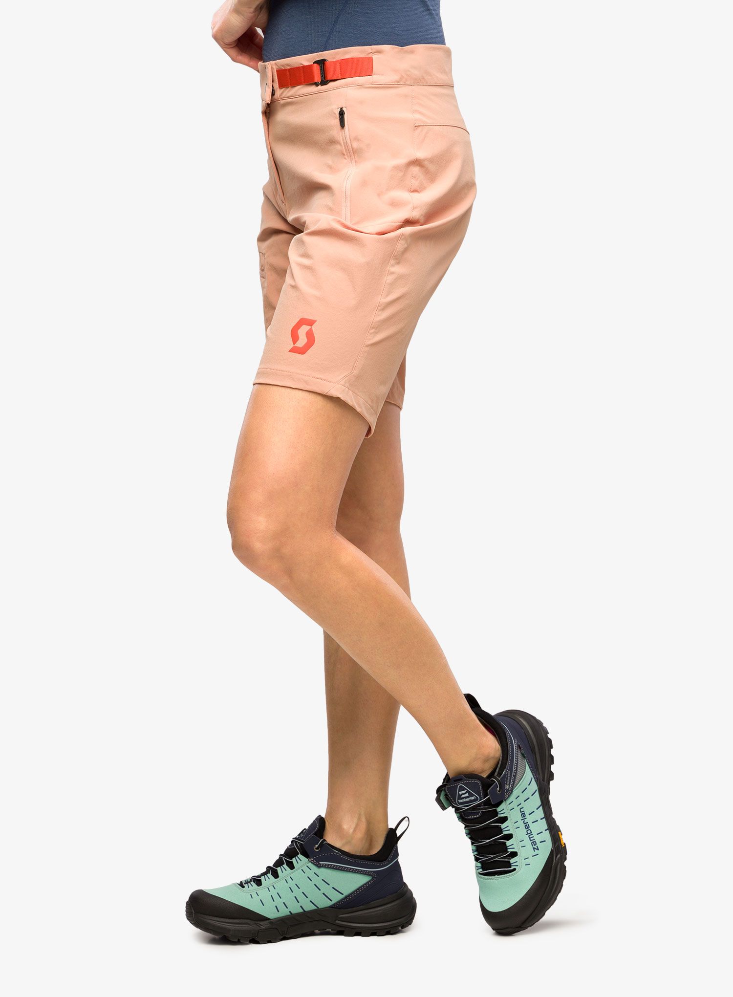 Ženske planinarske kratke hlače SCOTT Short Explorair Light - rose beige
