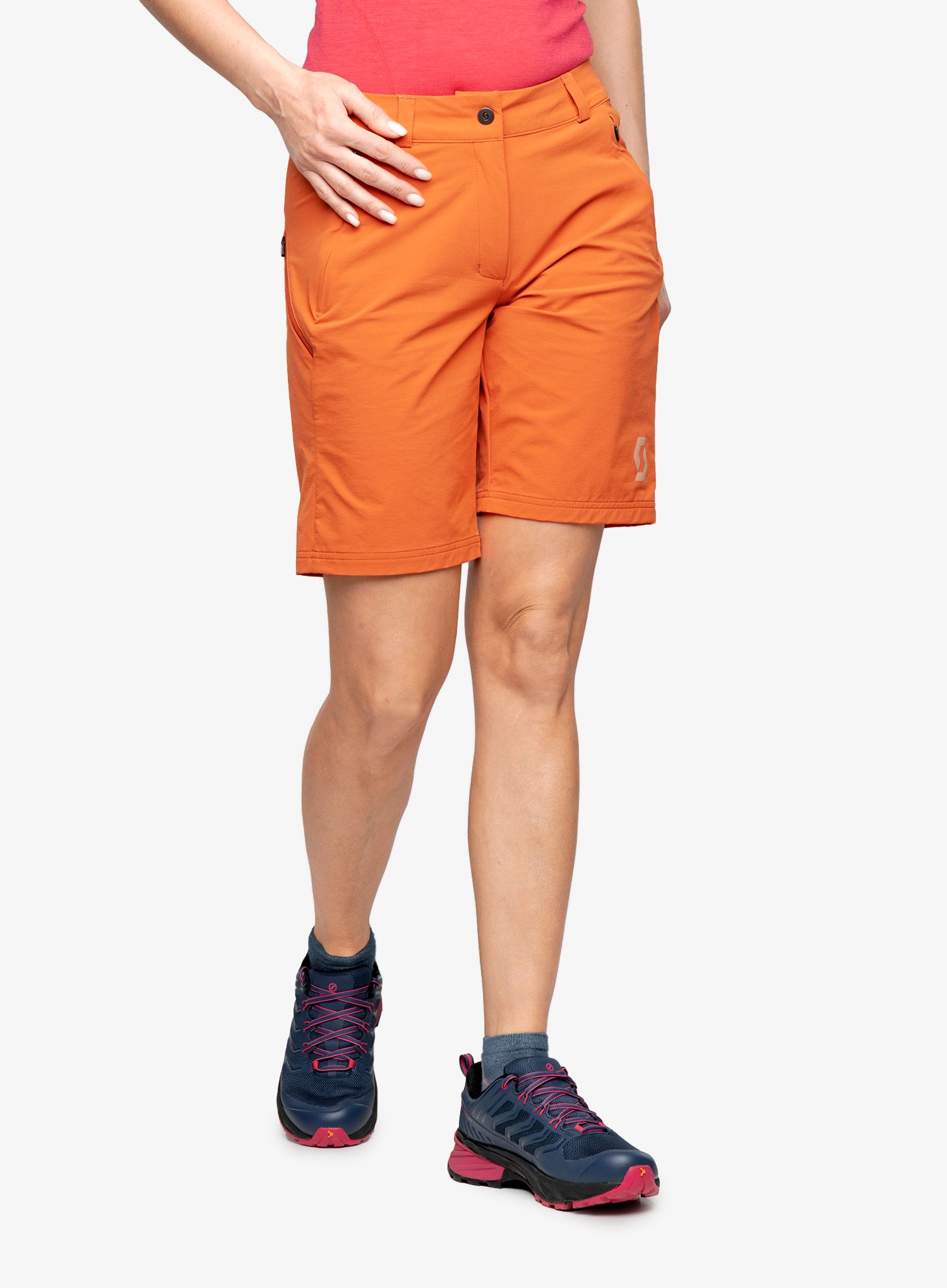 Ženske planinarske kratke hlače SCOTT Shorts Explorair Tech - braze orange