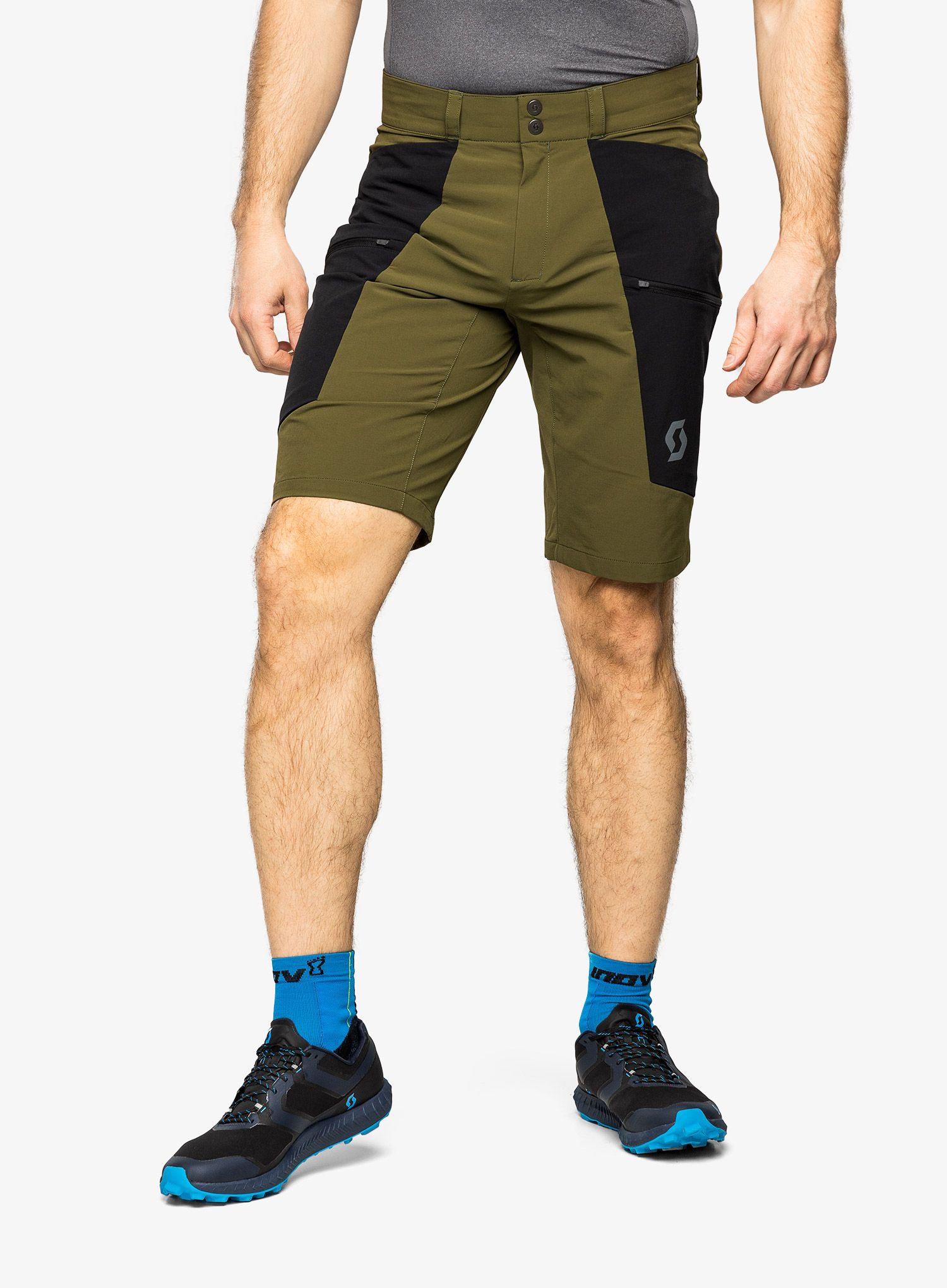 Muške kratke hlače SCOTT Shorts Explorair Tech - fir green/black