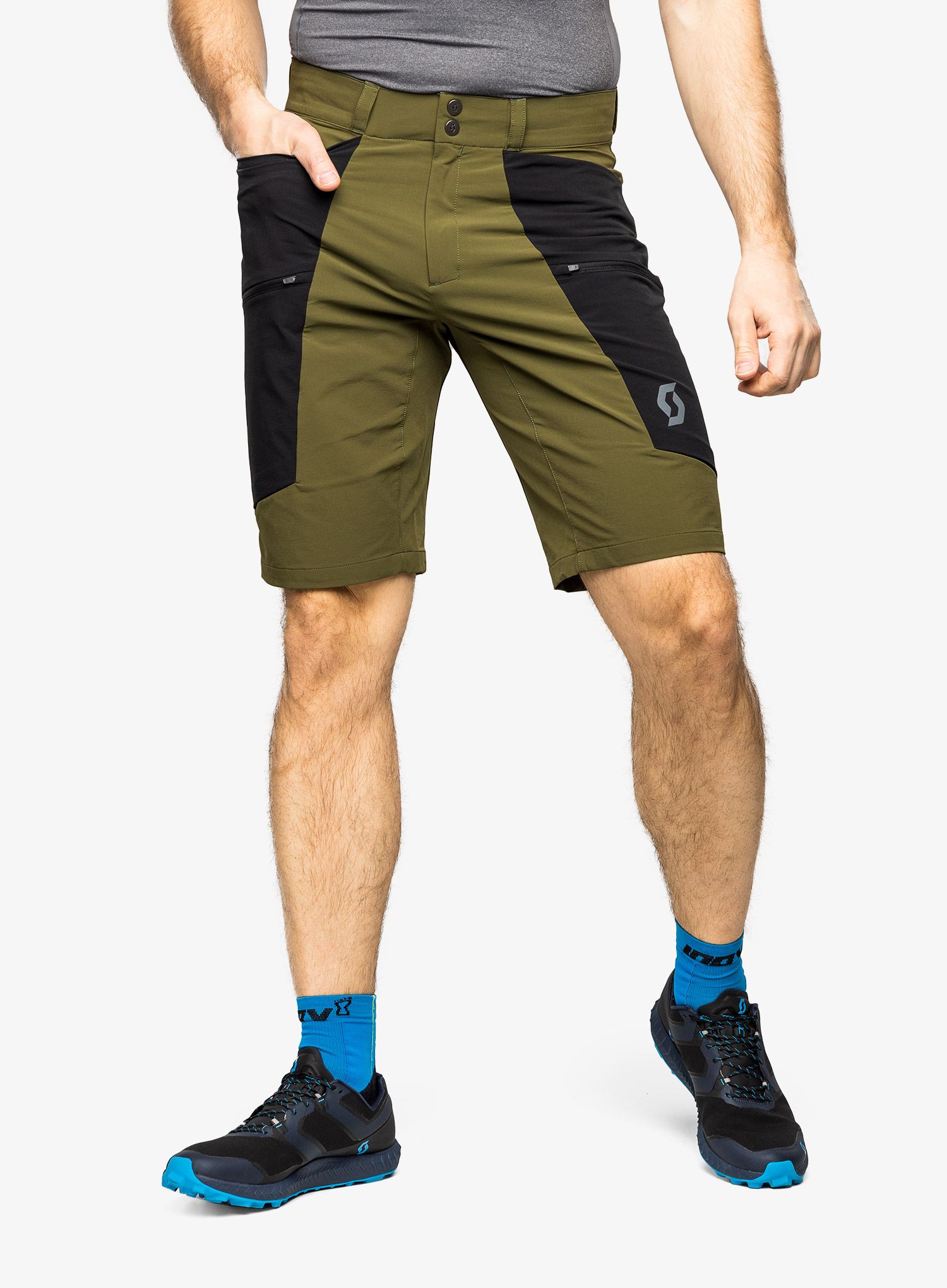 Muške kratke hlače SCOTT Shorts Explorair Tech - fir green/black