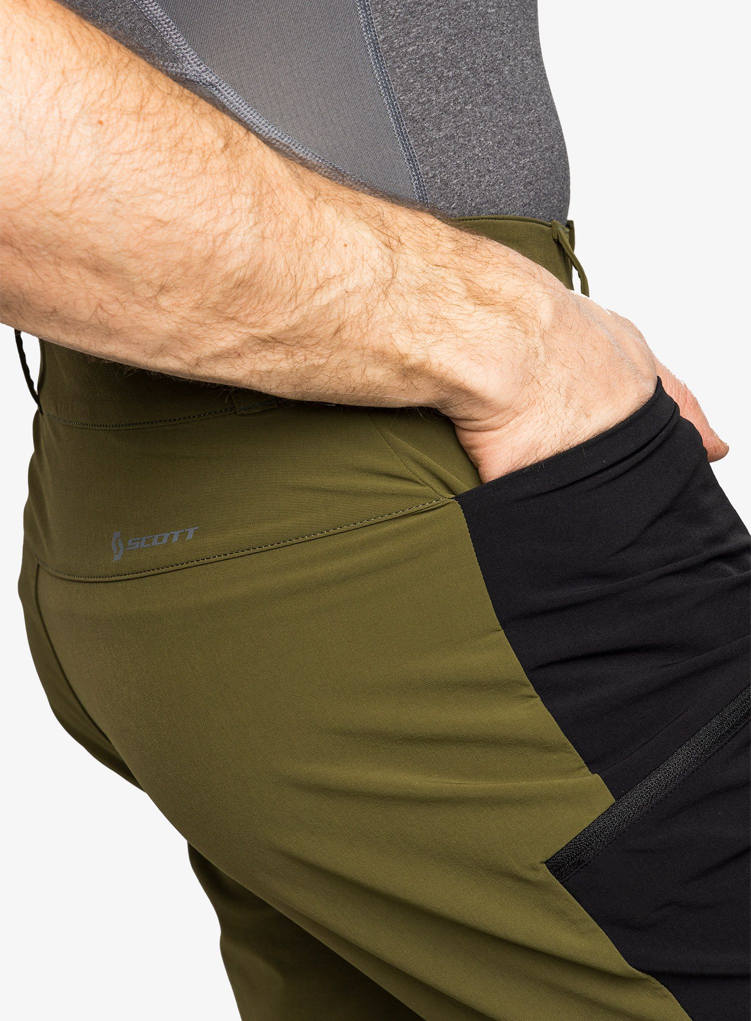 Muške kratke hlače SCOTT Shorts Explorair Tech - fir green/black