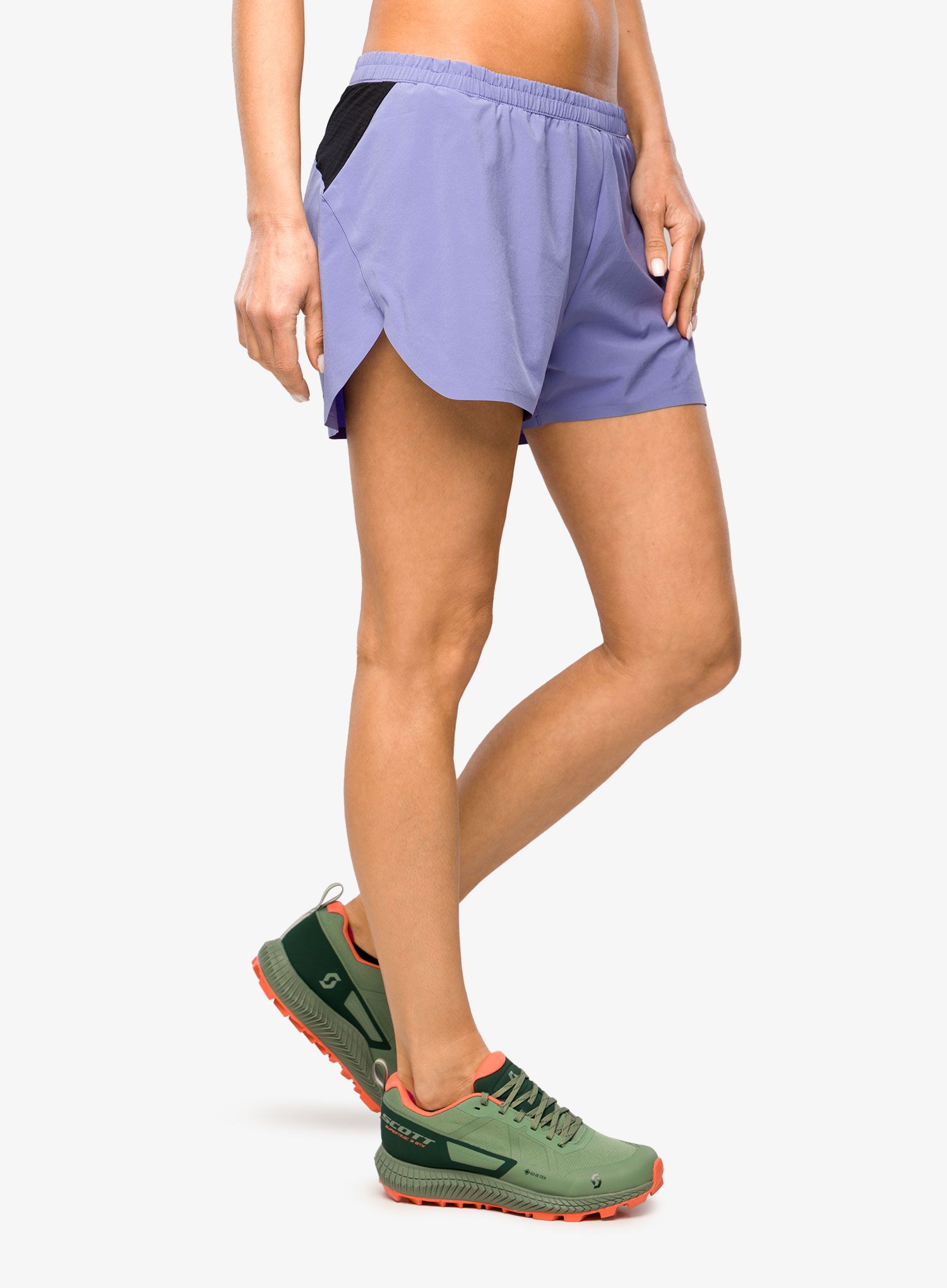 Ženske kratke hlače za trčanje SCOTT Split Shorts RC Run - dream blue/black
