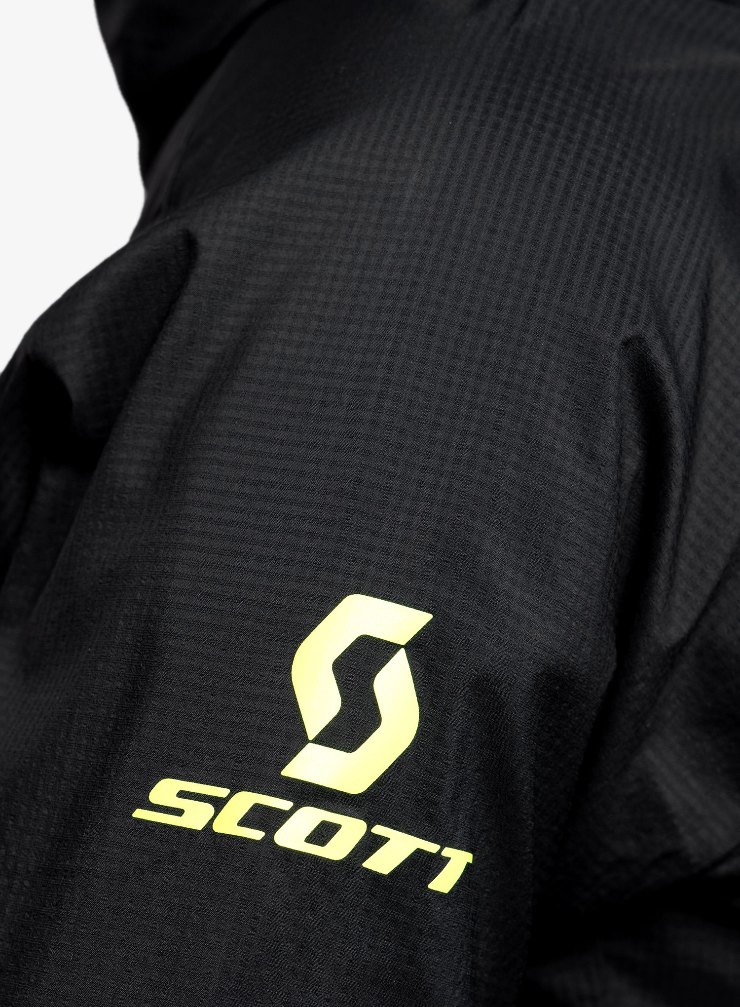 Ženska jakna za trčanje SCOTT Windshield RC Run - black/yell