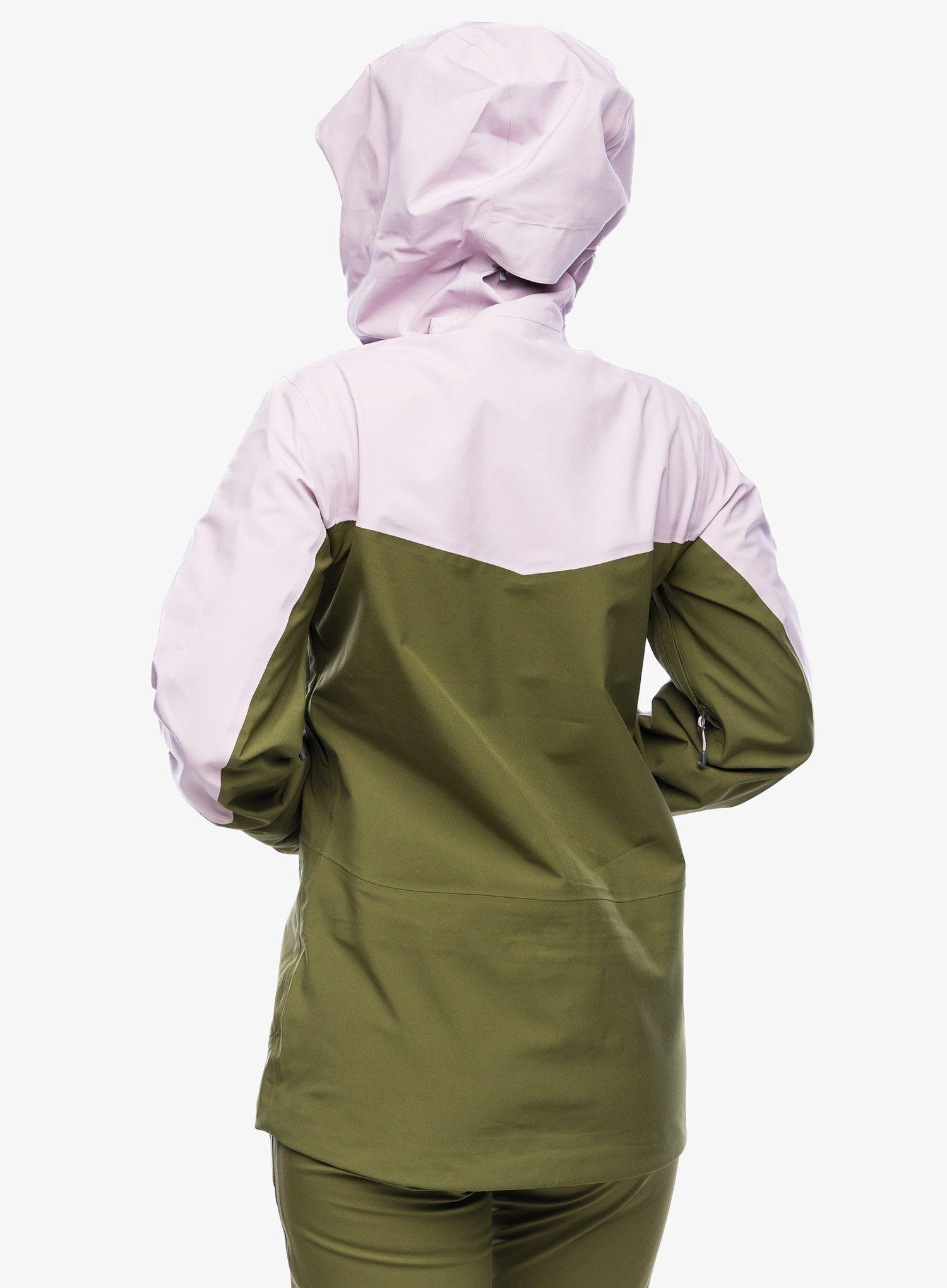 Ženska jakna SCOTT Vertic 3L Jacket - cloud pink/fir green