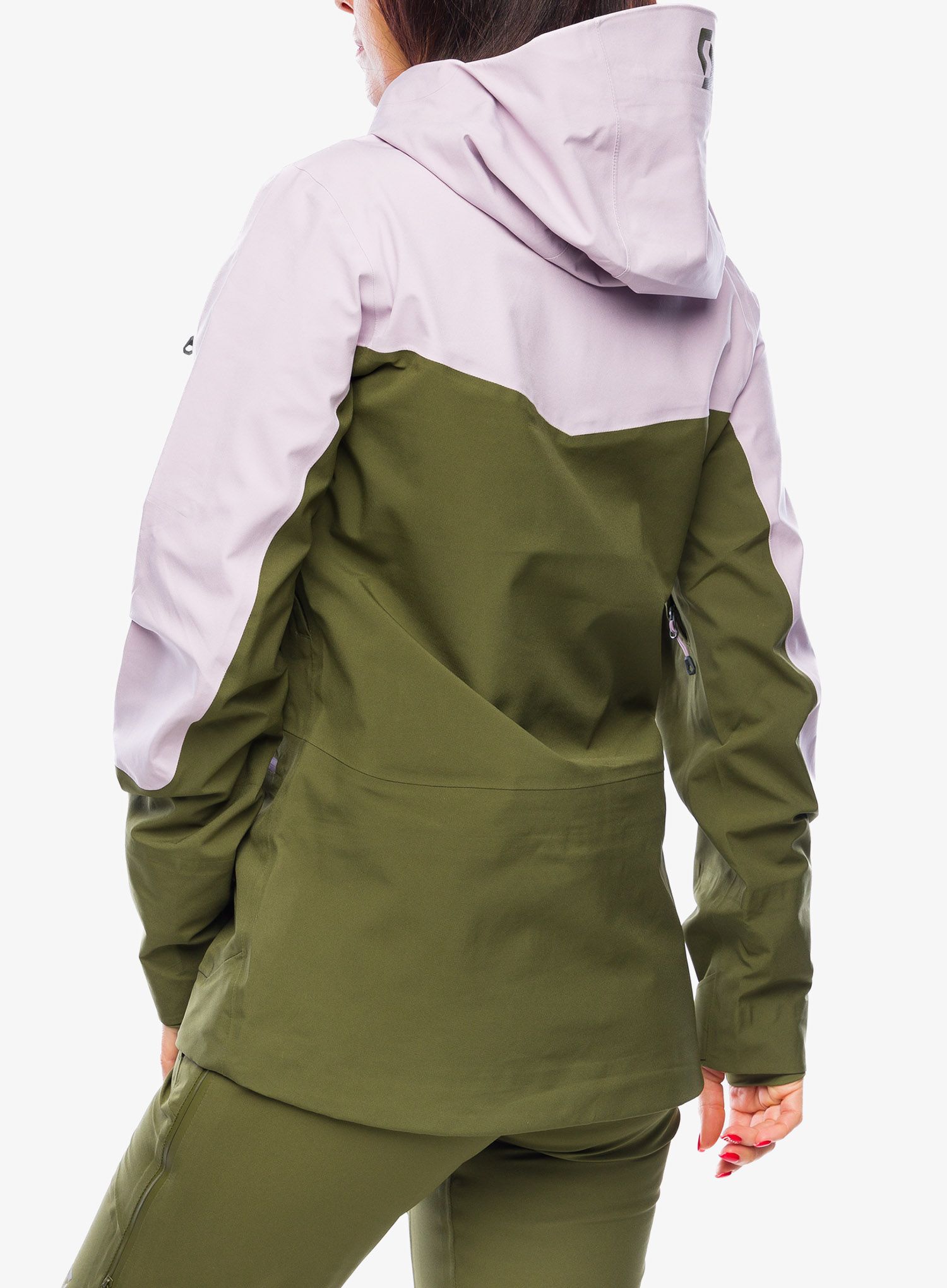Ženska jakna SCOTT Vertic 3L Jacket - cloud pink/fir green