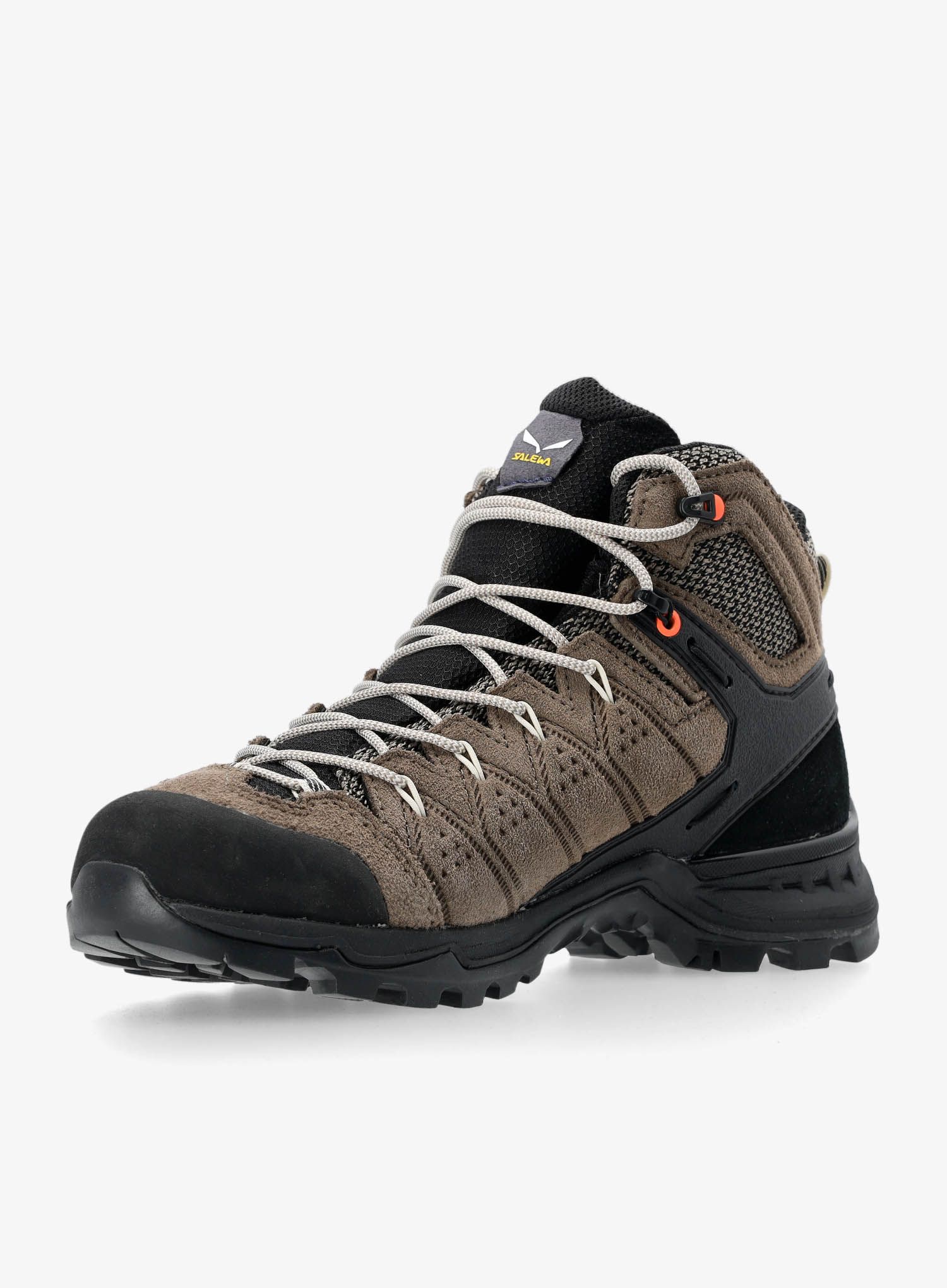 Ženske planinarske cipele Salewa Alp Mate Mid WP - brindle/oatmeal