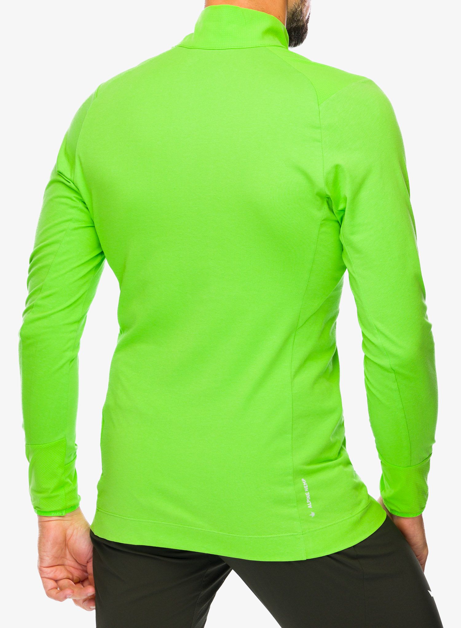 Penjačka dukserica Salewa Alpine Hemp Half Zip - pale frog