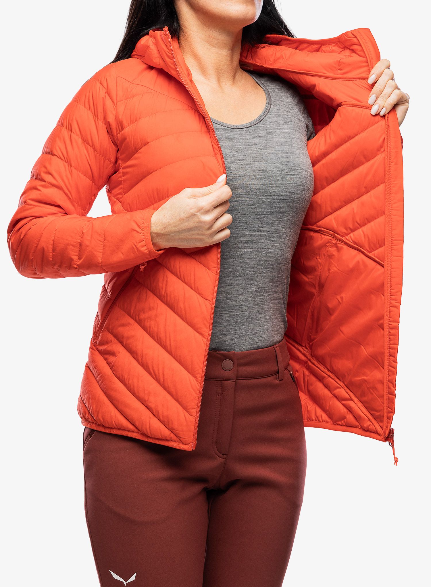 Ženska jakna Salewa Brenta RDS Down Jacket - flame