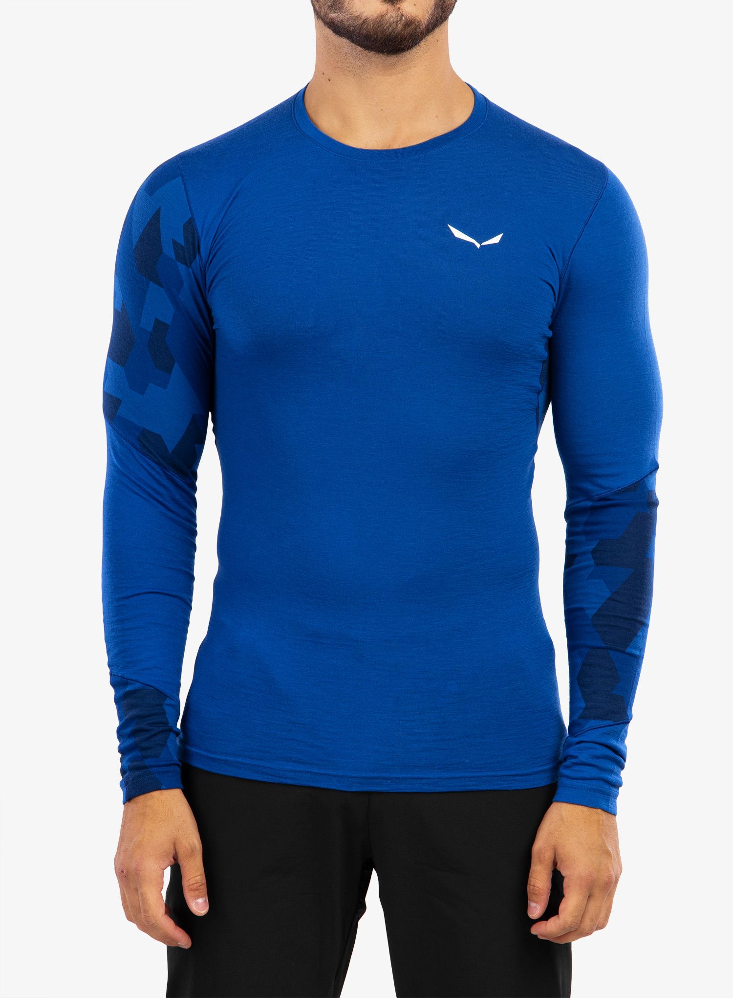 Termoaktivna dukserica Salewa Cristallo Warm Amr L/S Tee - electric